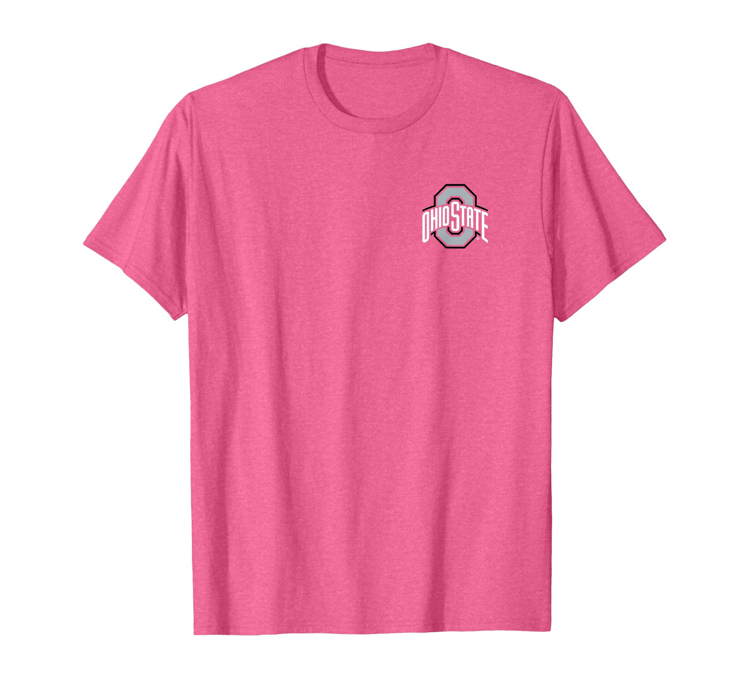 Ohio State Buckeyes Front/Back Brutus Red T-Shirt