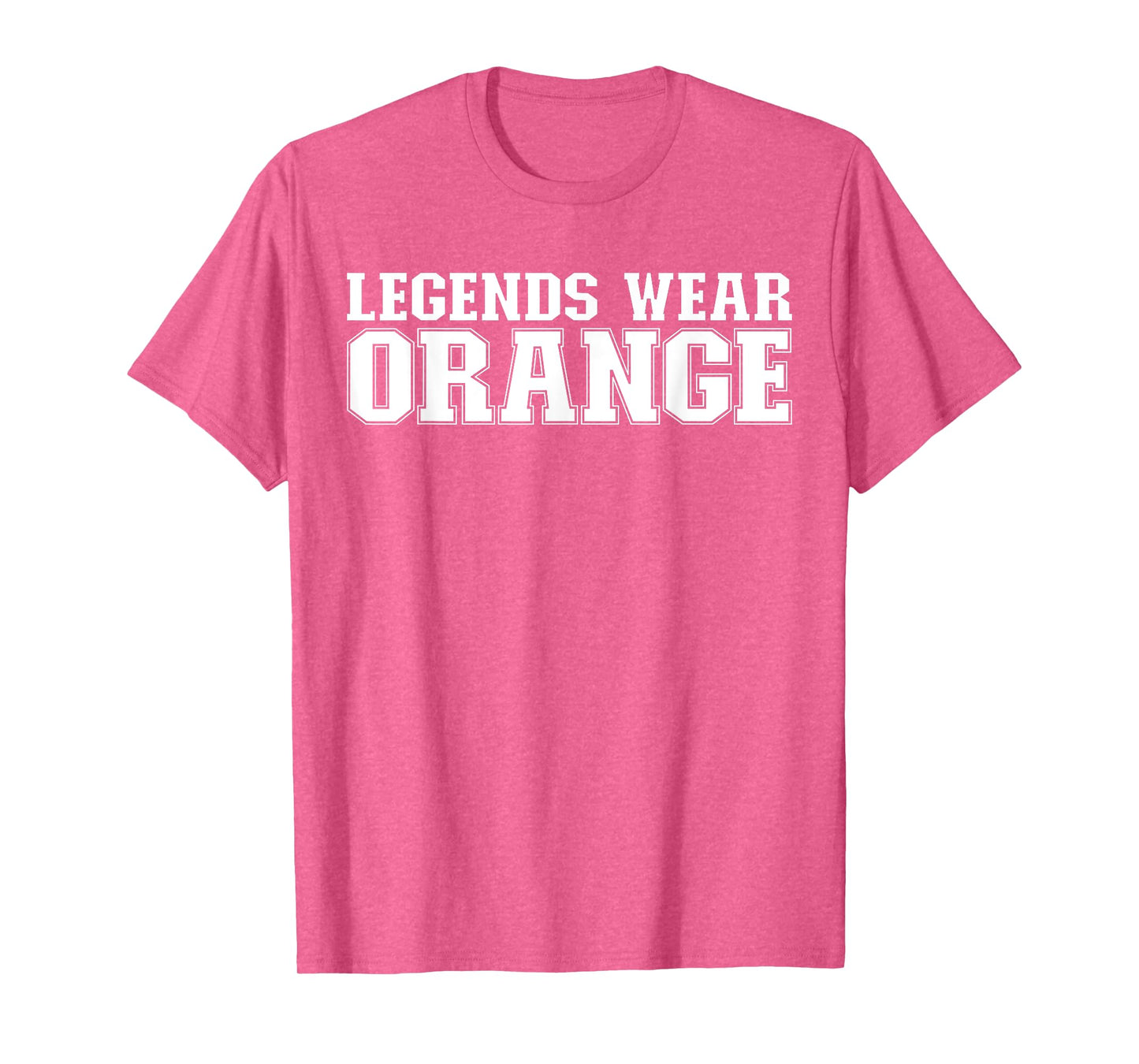 Legends Wear Orange Spirit Wear Team Game Color War Funny T-Shirt