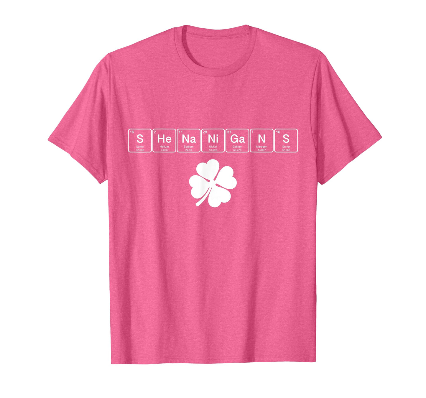 Shenanigans St. Patrick's Day Elements Funny Science Irish T-Shirt