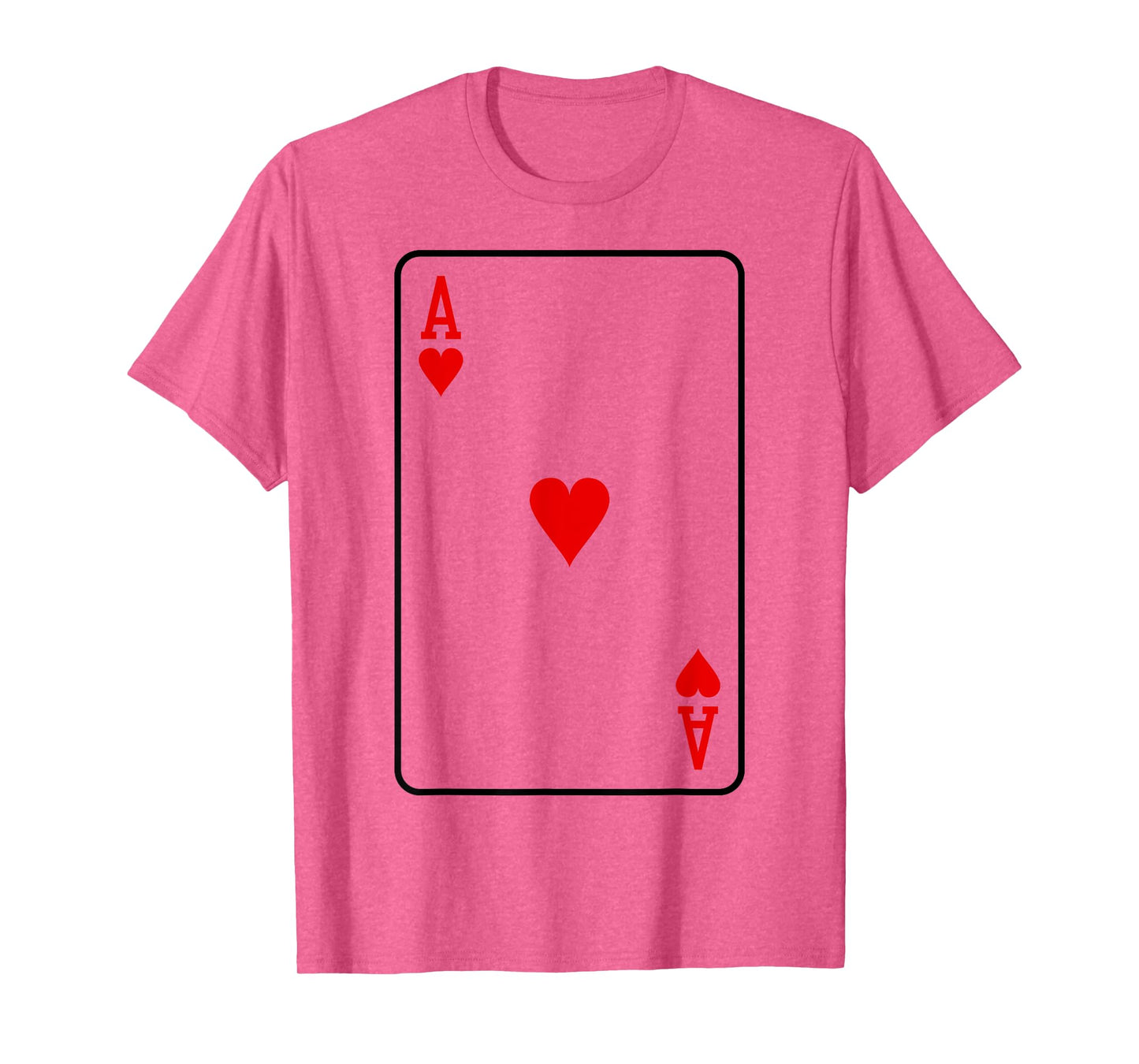 ACE OF HEARTS PLAYING CARD POKER BLACKJACK HALLOWEEN COSTUME T-Shirt