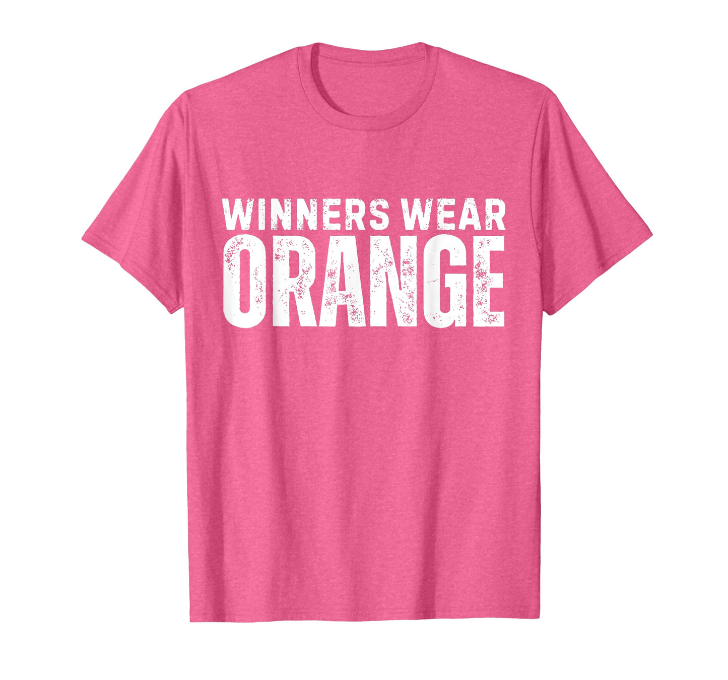 Winners Wear Orange Spirit Wear Team Game Color War Camp T-Shirt