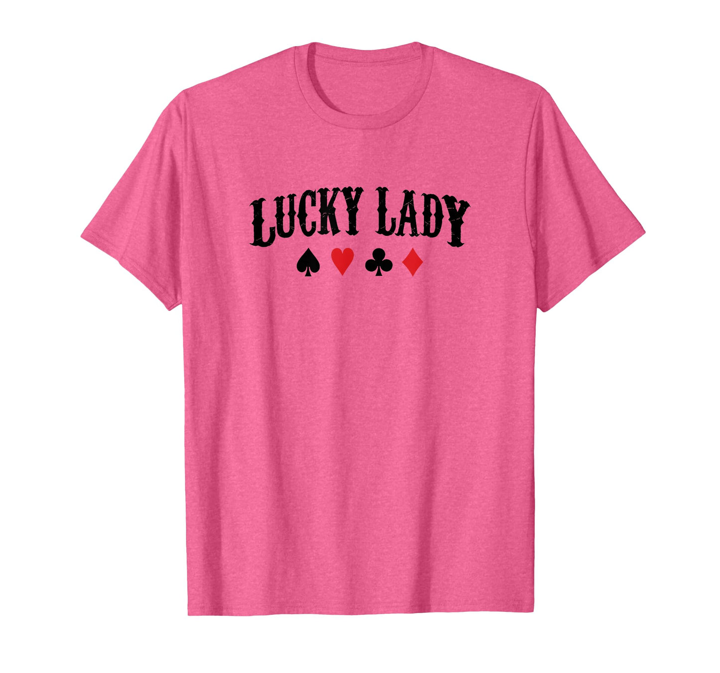 Lucky Lady Retro Poker Player Gift T-Shirt