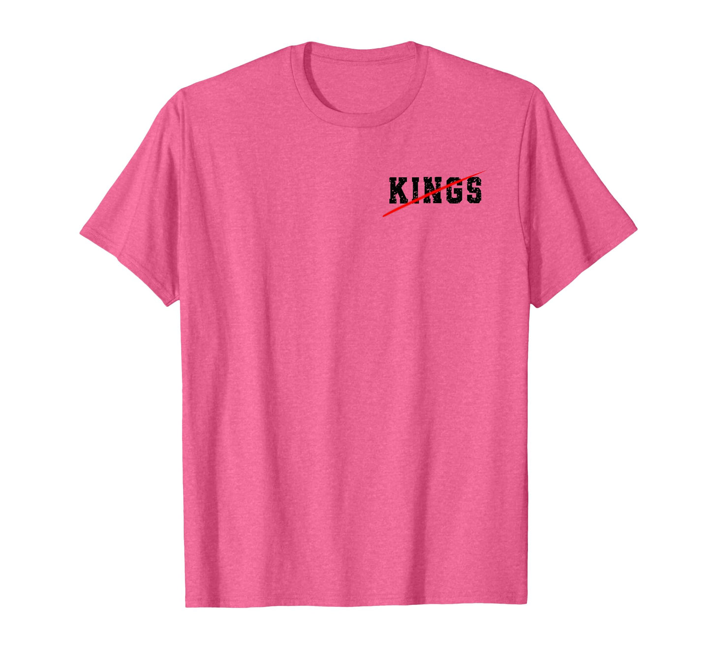 No Kings Minimalist Subtle Protest Patriotic Democracy T-Shirt