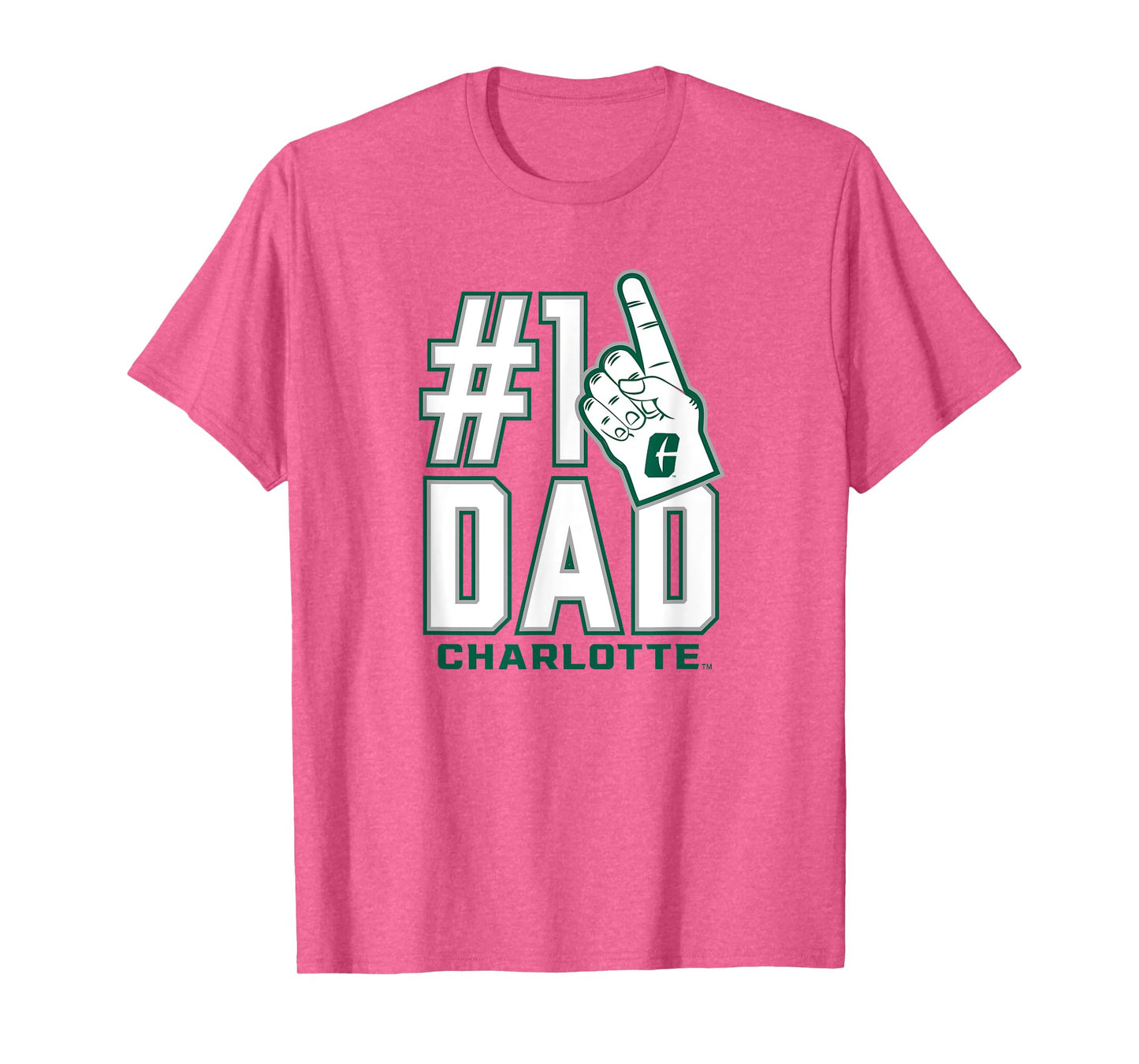 UNC Charlotte 49ers #1 Dad T-Shirt