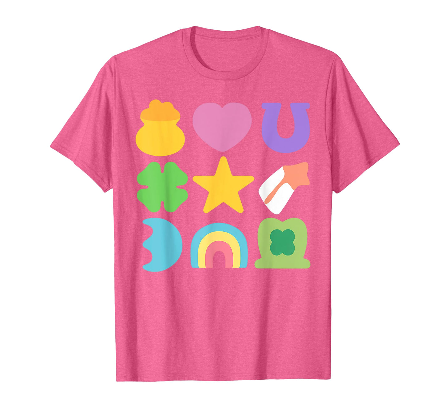 Groovy Lucky Charm Saint Patrick's Day Shamrock T-Shirt