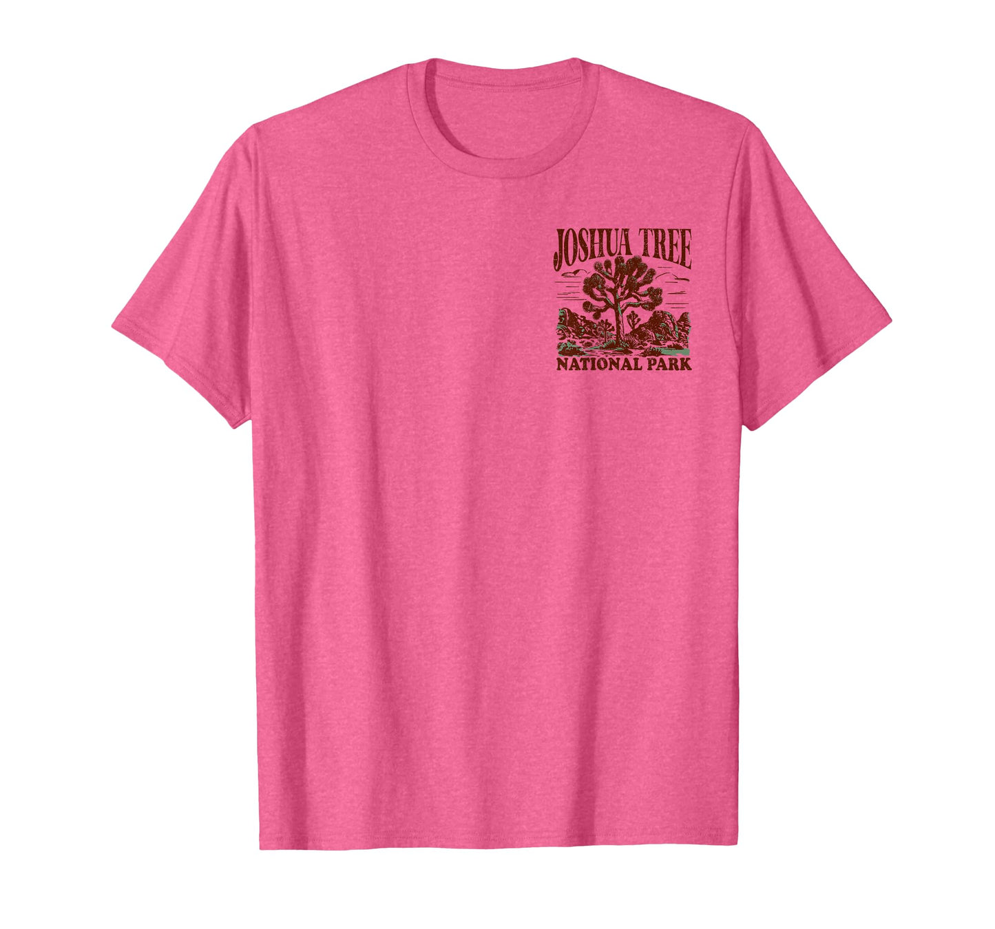 Joshua Tree Vintage Distressed Front and Back T-Shirt