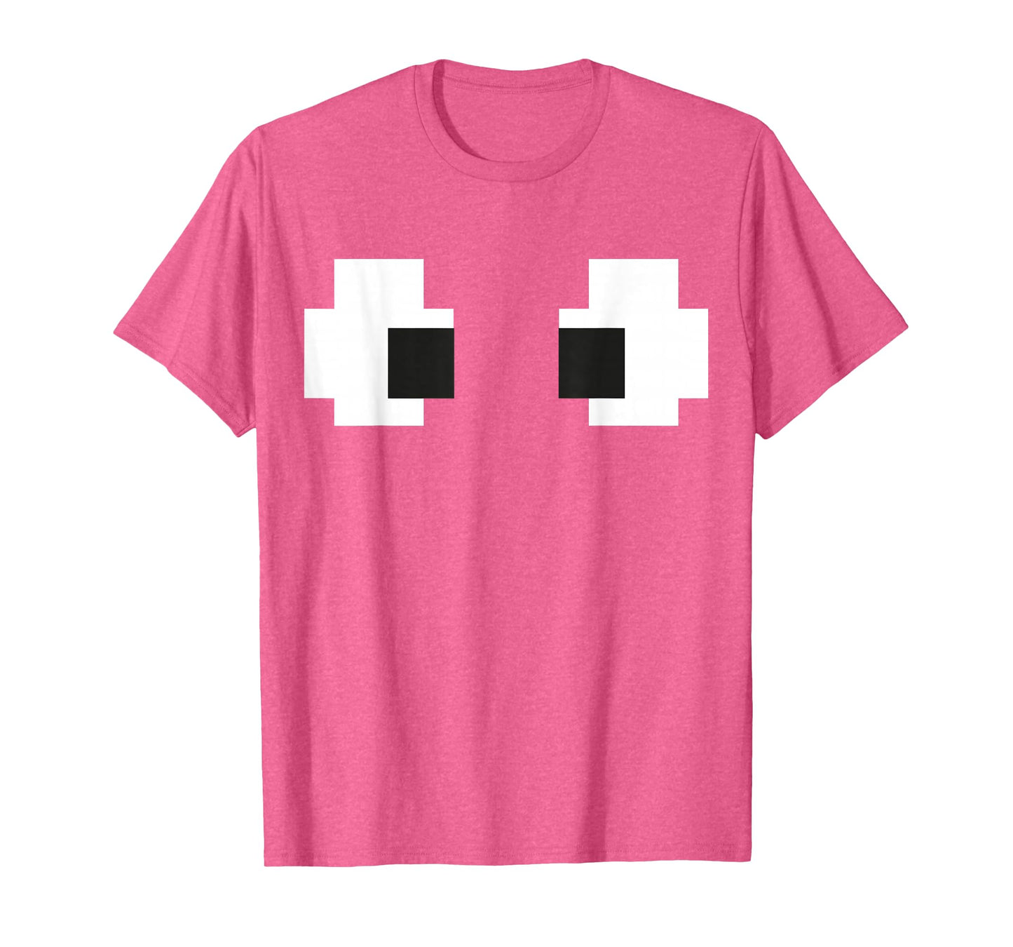 Retro Arcade Game Ghost Eyes Halloween Group Costume T-Shirt
