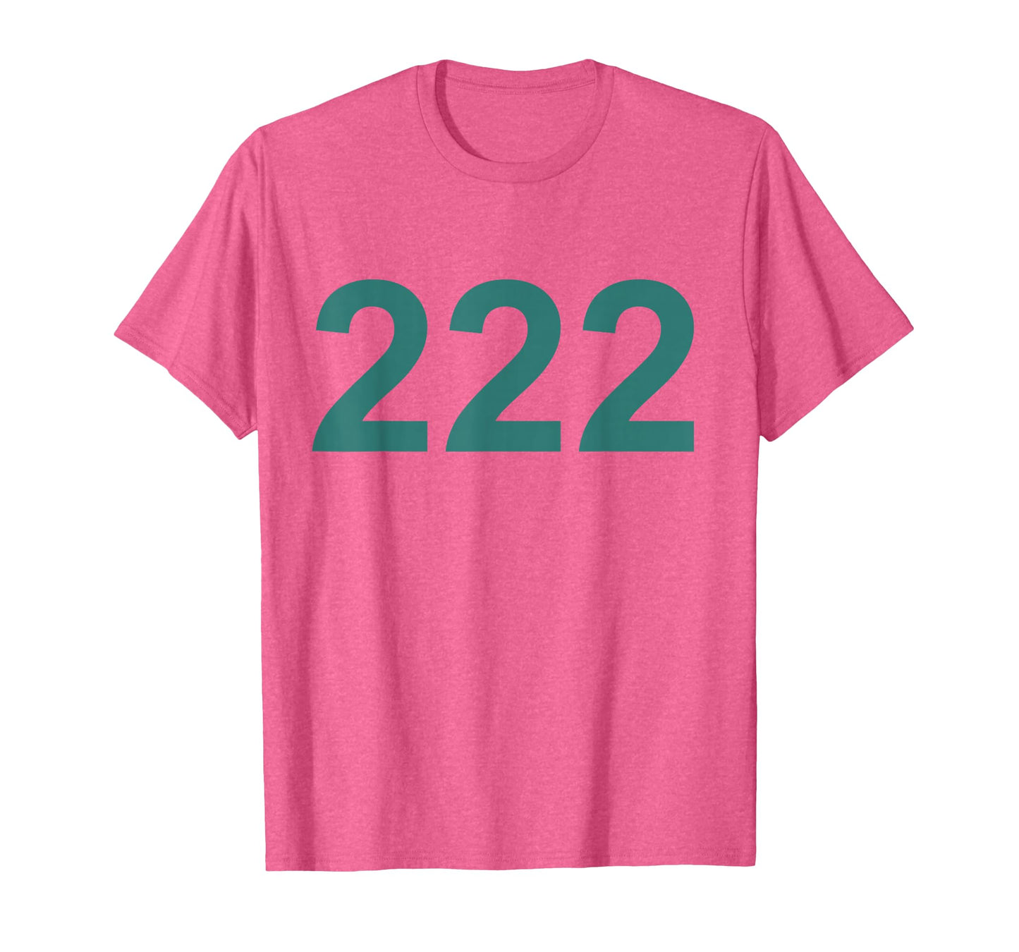 Creative 222 Designs Costume Ideas Co. Number 222 in Green Font on Light Background Fun Halloween T-Shirt