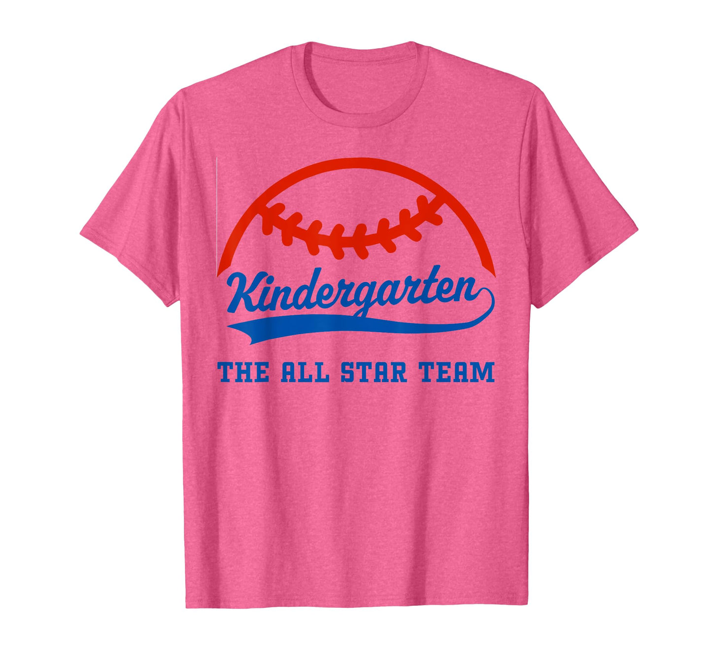Kindergarten Kids Baseball All Star Team First Day Of School T-Shirt