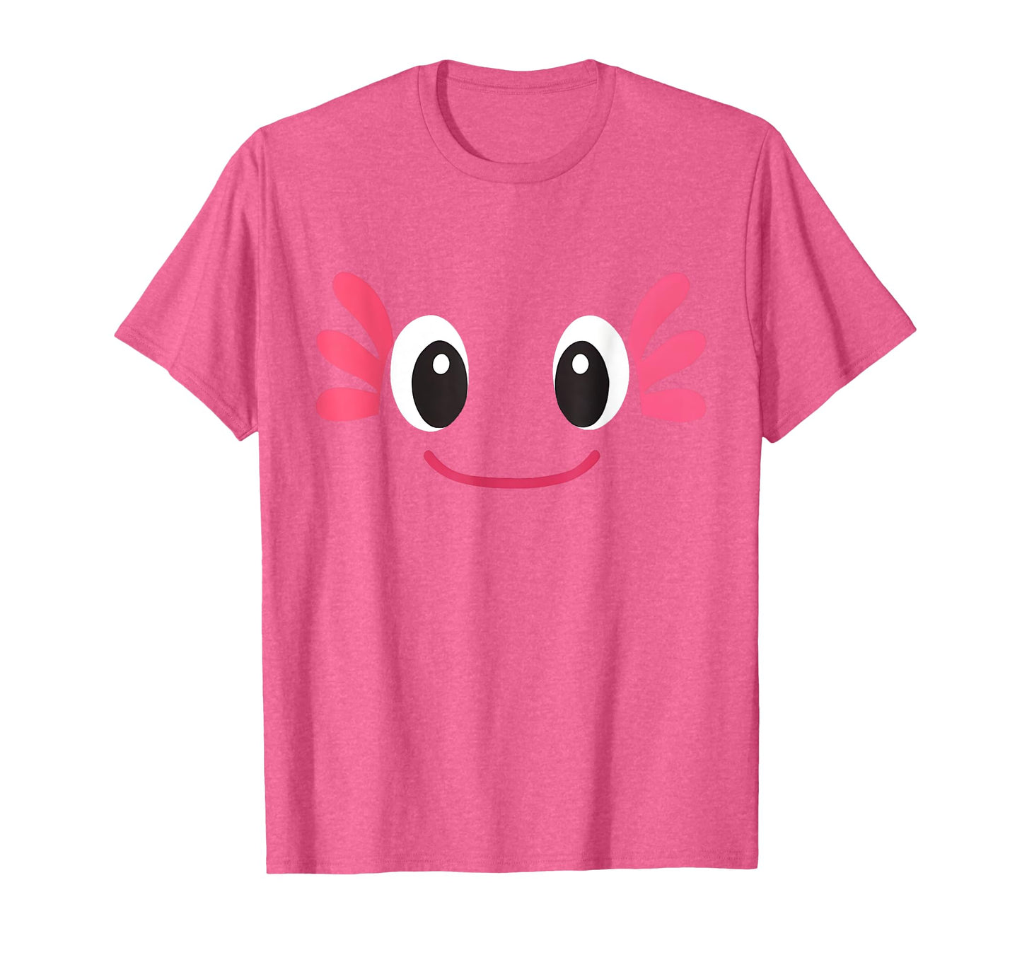 Kawaii Axolotl Face Halloween Costume Pretend I'm a Axolotl T-Shirt