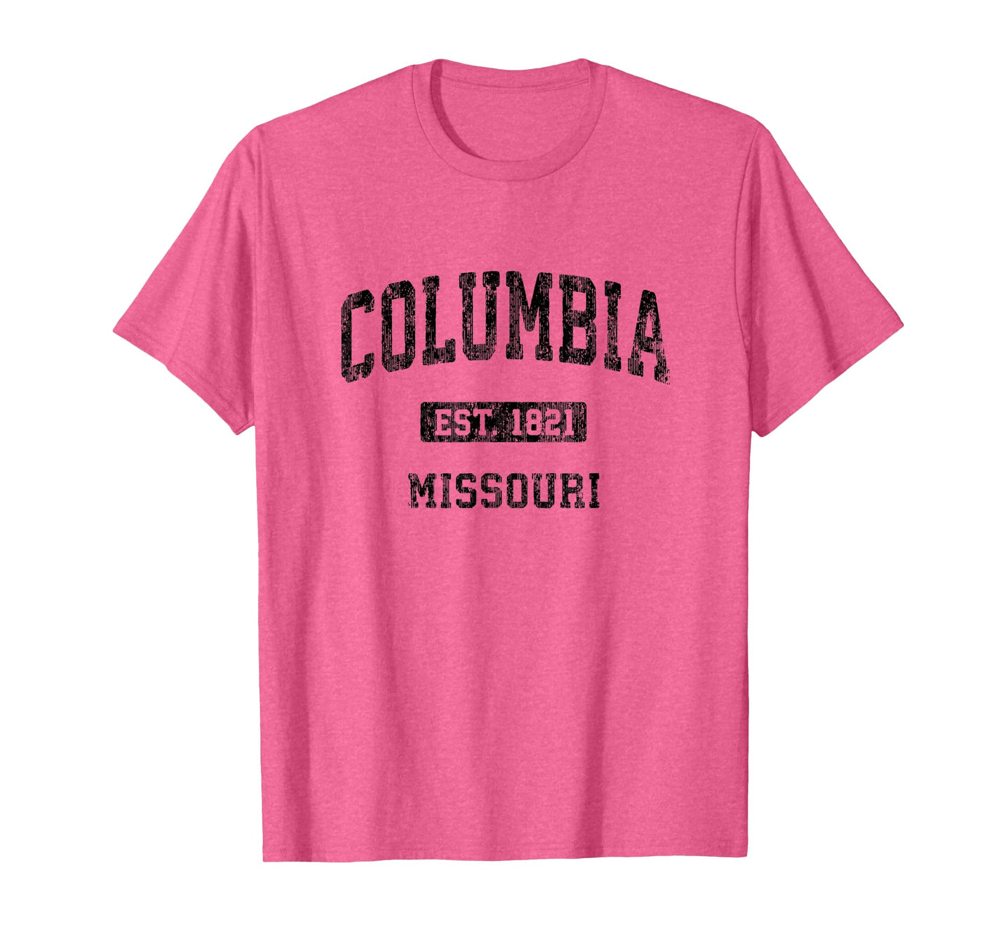 Columbia Missouri MO Vintage Athletic Sports Design T-Shirt