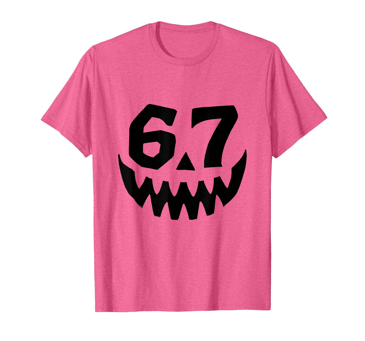 Number 67 Matching Six Seven 6 7 Meme 6 7 Halloween Costume T-Shirt