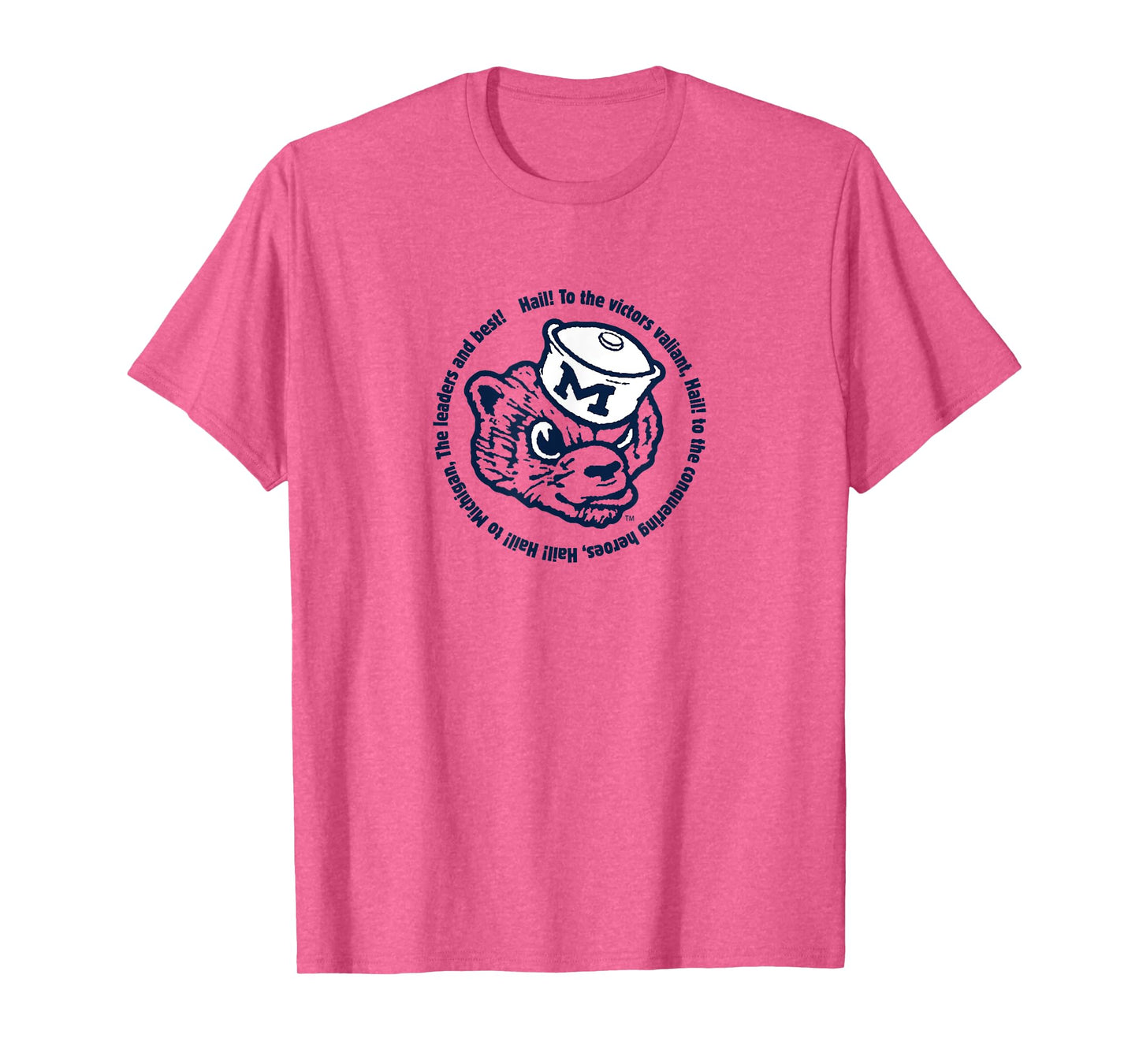 Michigan: Hail To The Victors Lyrics T-Shirt