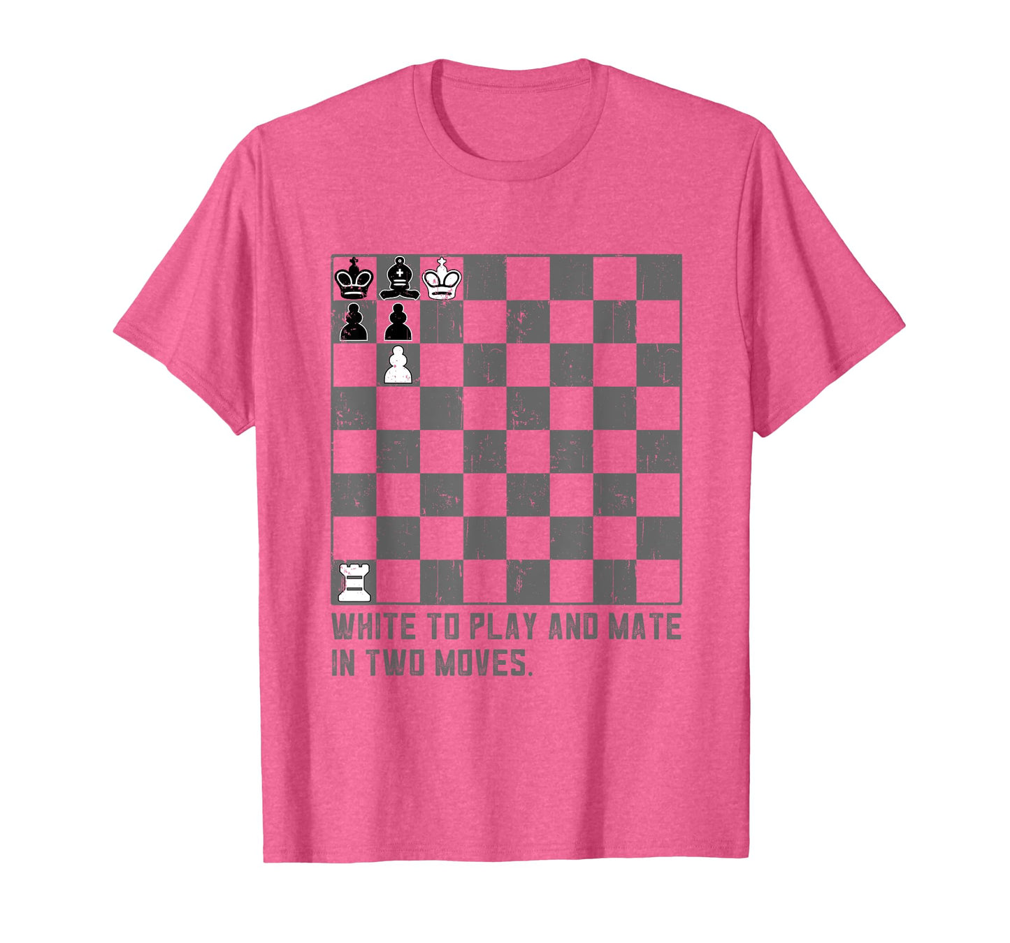White to Play and Mate in Two Moves Chess Puzzle T-Shirt