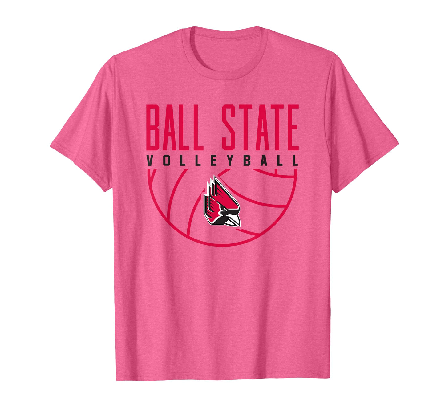 Ball State University Cardinals Volleyball Arch T-Shirt