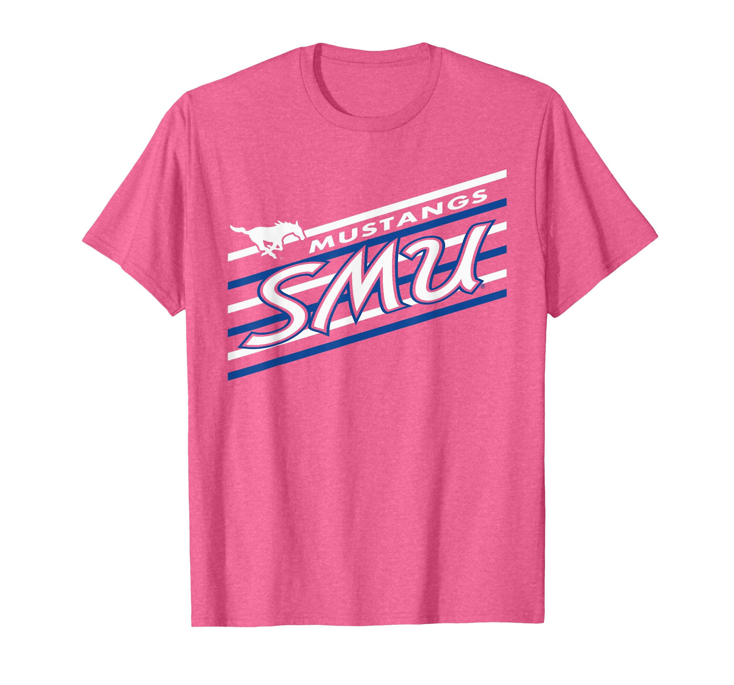 SMU Mustangs Retro Performer Red Officially Licensed T-Shirt