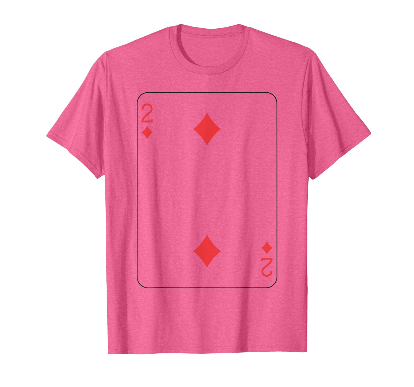 Two of Diamonds | Deck of Cards Front and Back Group Costume T-Shirt