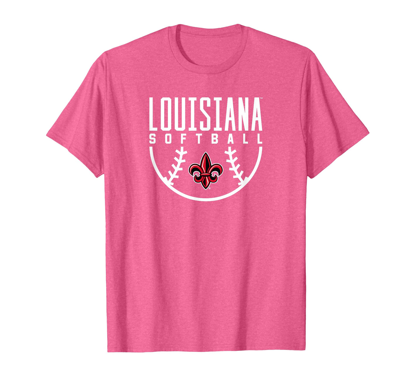 University of Louisiana Lafayette Ragin Cajuns Softball Arch T-Shirt
