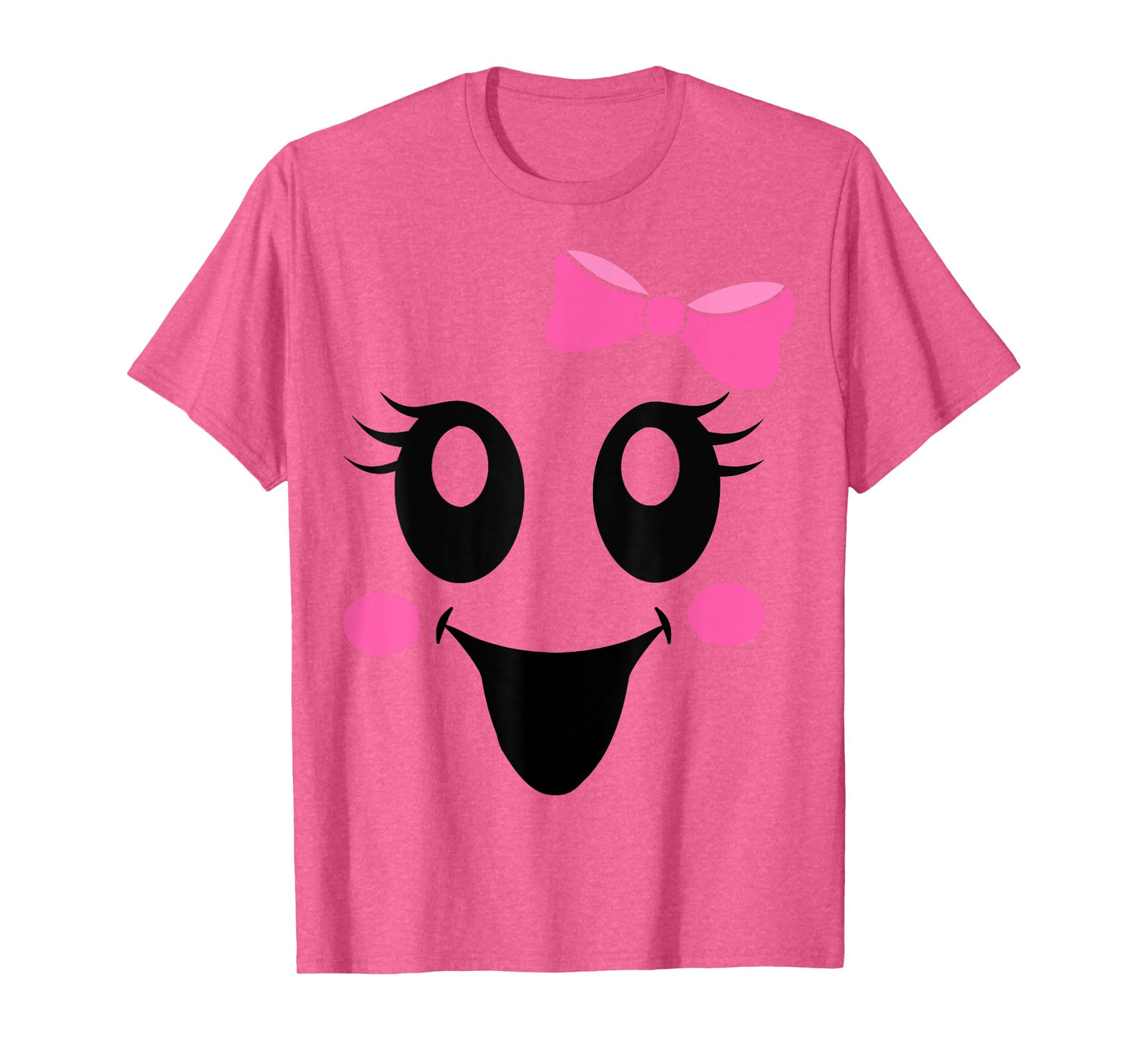 Cute female ghost with girls face and bow halloween party T-Shirt