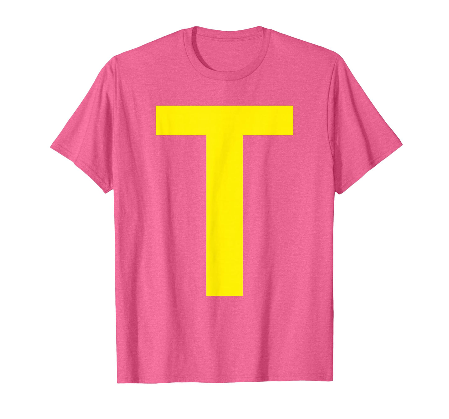 Letter T Funny Chipmunk Group Halloween Thanksgiving Costume T-Shirt