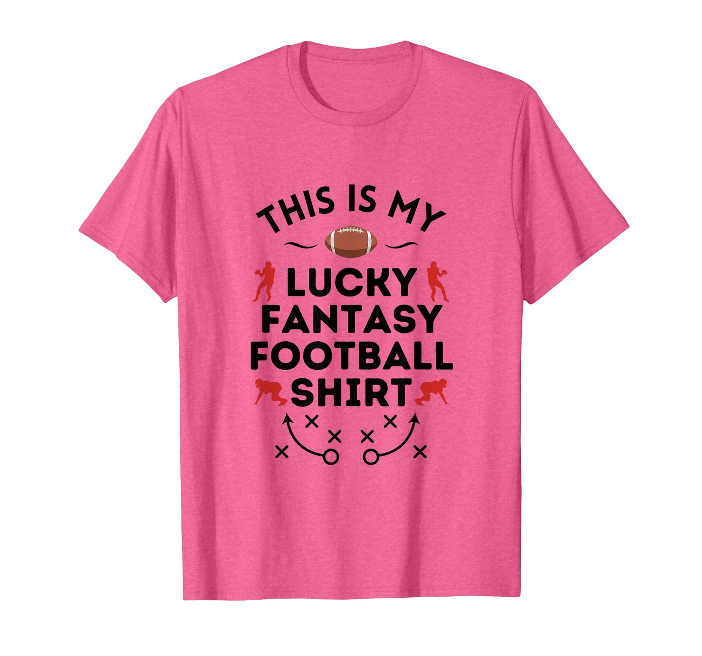 This Is My Lucky Fantasy Football Shir - Football Humor T-Shirt