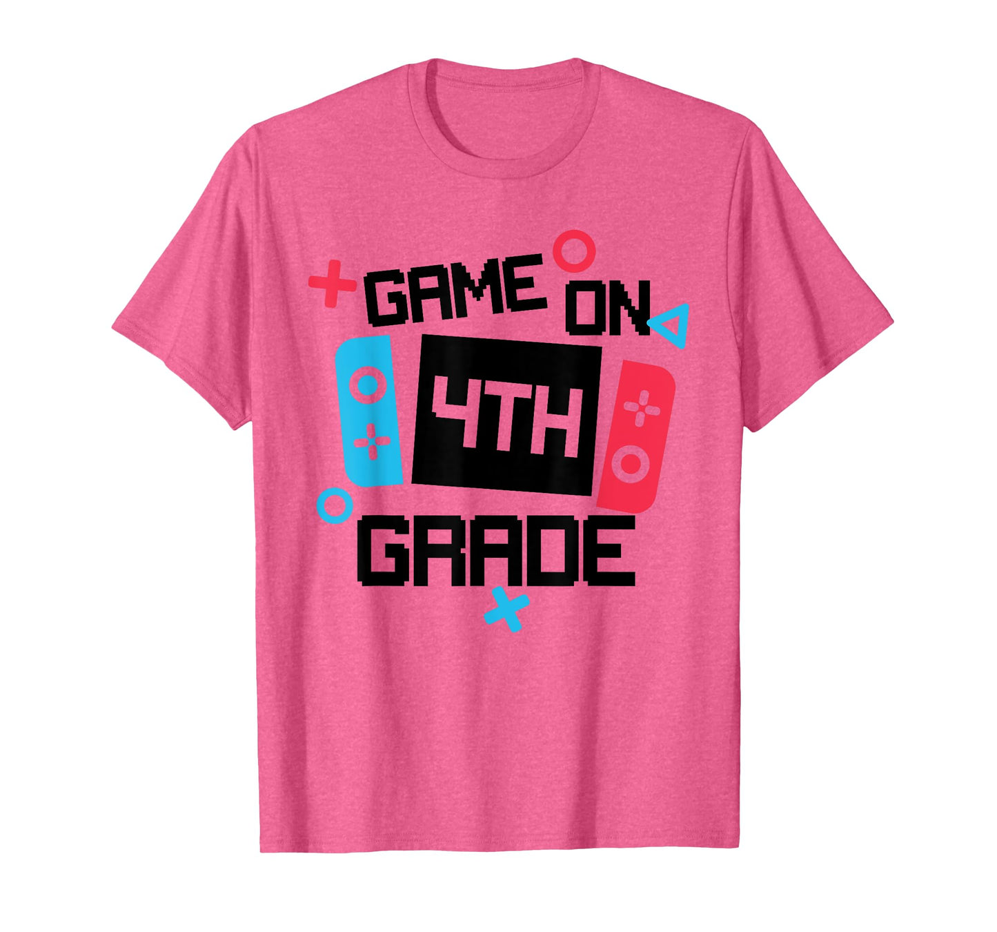 Gamer Back To School Shirt Boy Game On Fourth 4th Grade T-Shirt