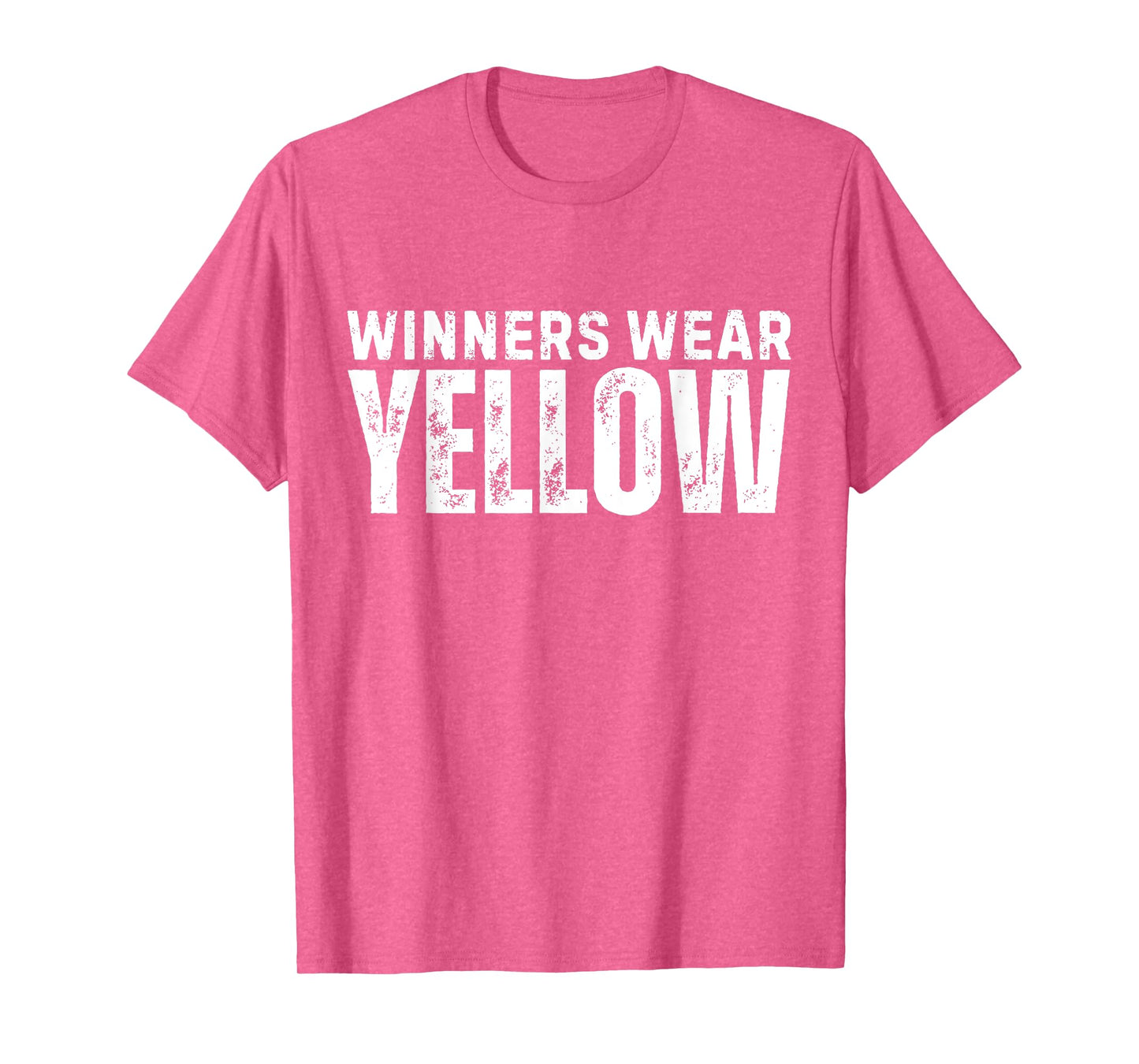 Winners Wear Yellow Spirit Wear Team Game Color War Camp T-Shirt