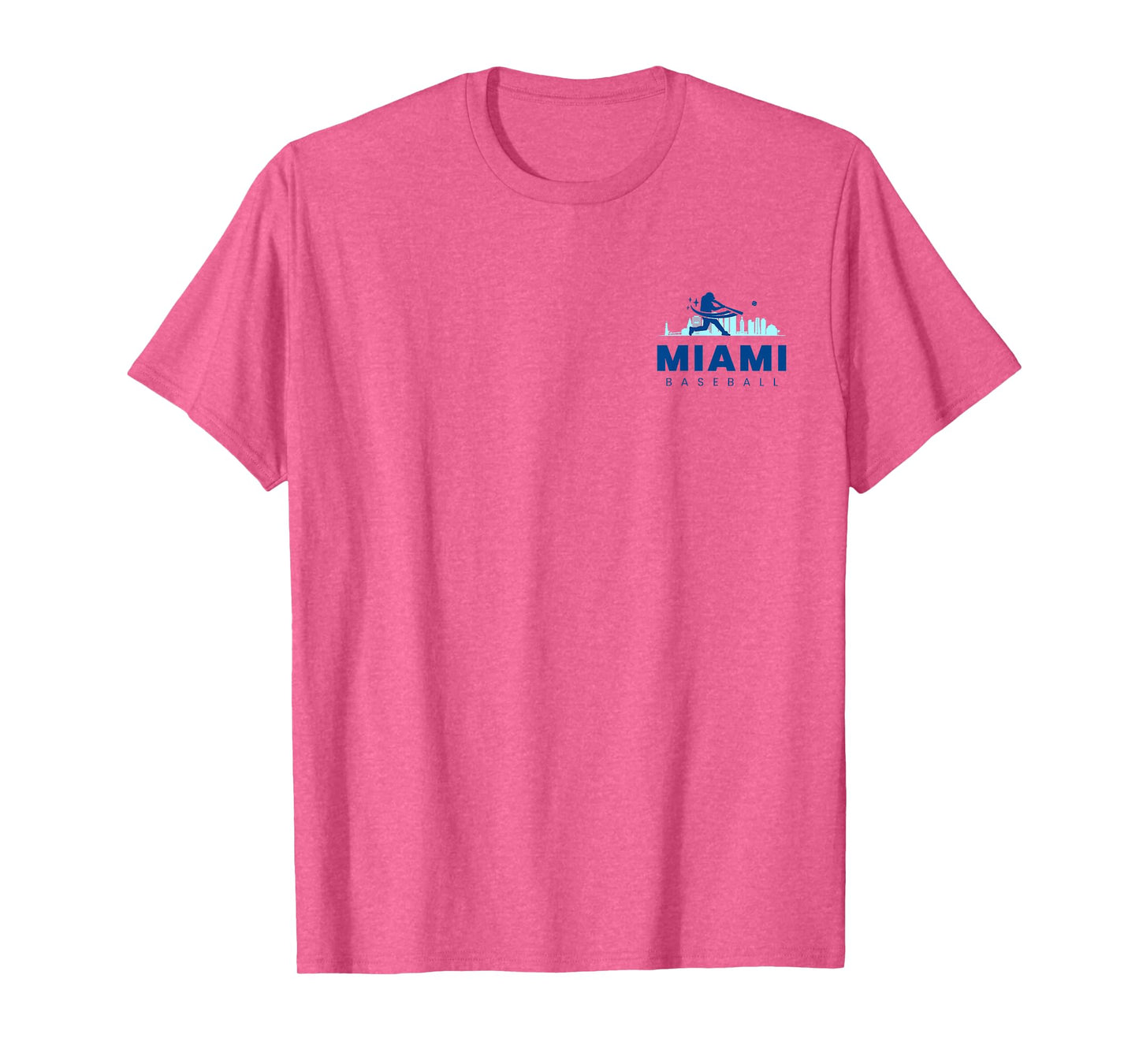Miami Baseball Vintage Minimalist Retro Baseball Lover T-Shirt