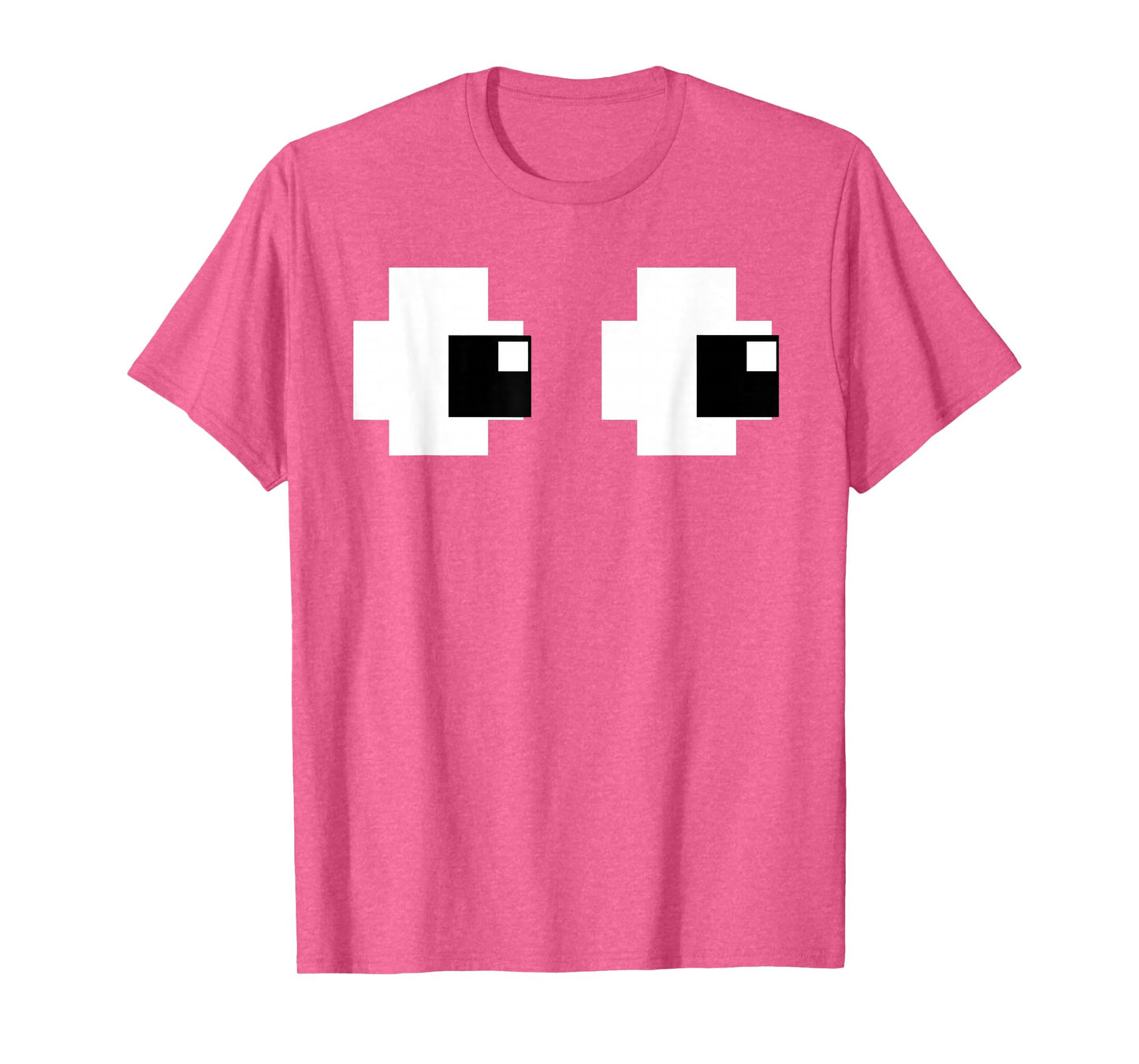 Retro Arcade Game Ghost Eyes Halloween Group Costume T-Shirt