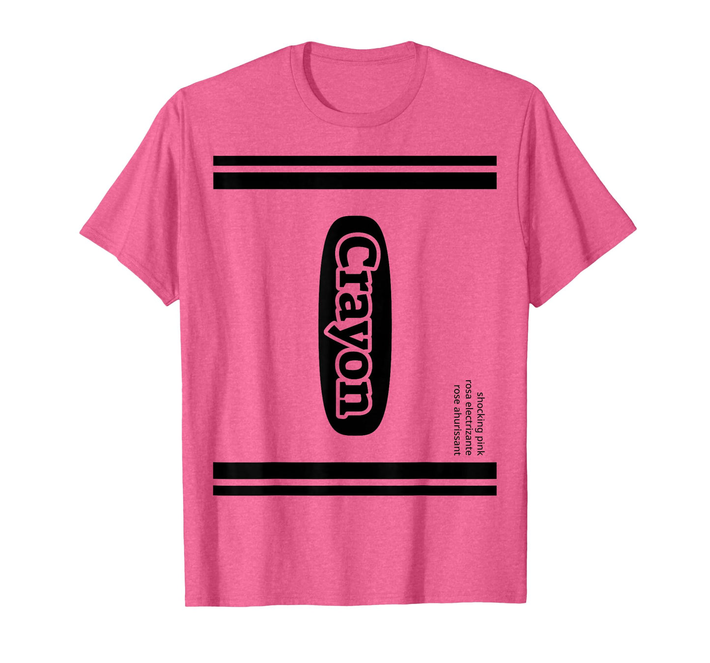 Crayon Shocking Pink Group Costume T-Shirt