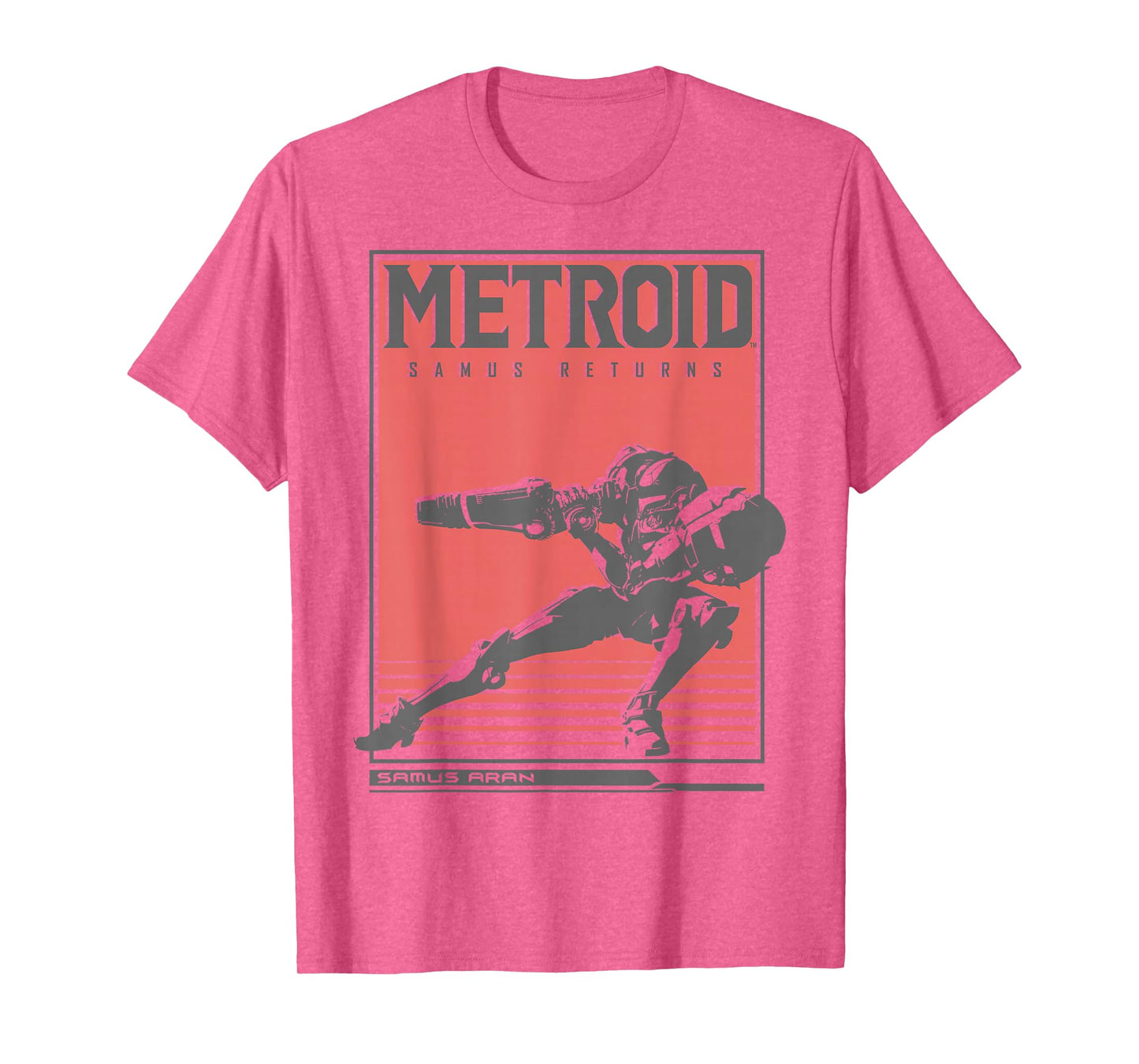 Nintendo Metroid Samus Returns Side Pose Graphic T-Shirt T-Shirt