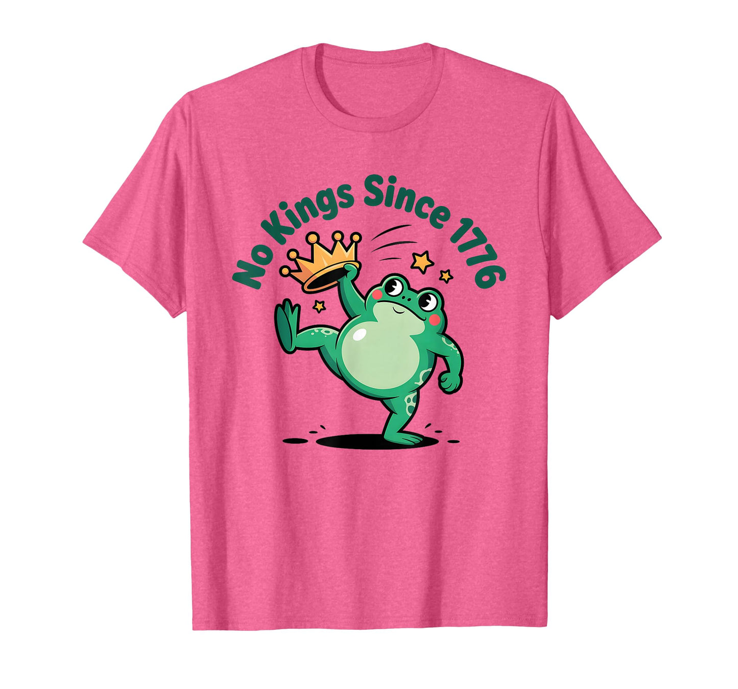 Frog Protest No Kings in America Democracy Patriotic Frog T-Shirt