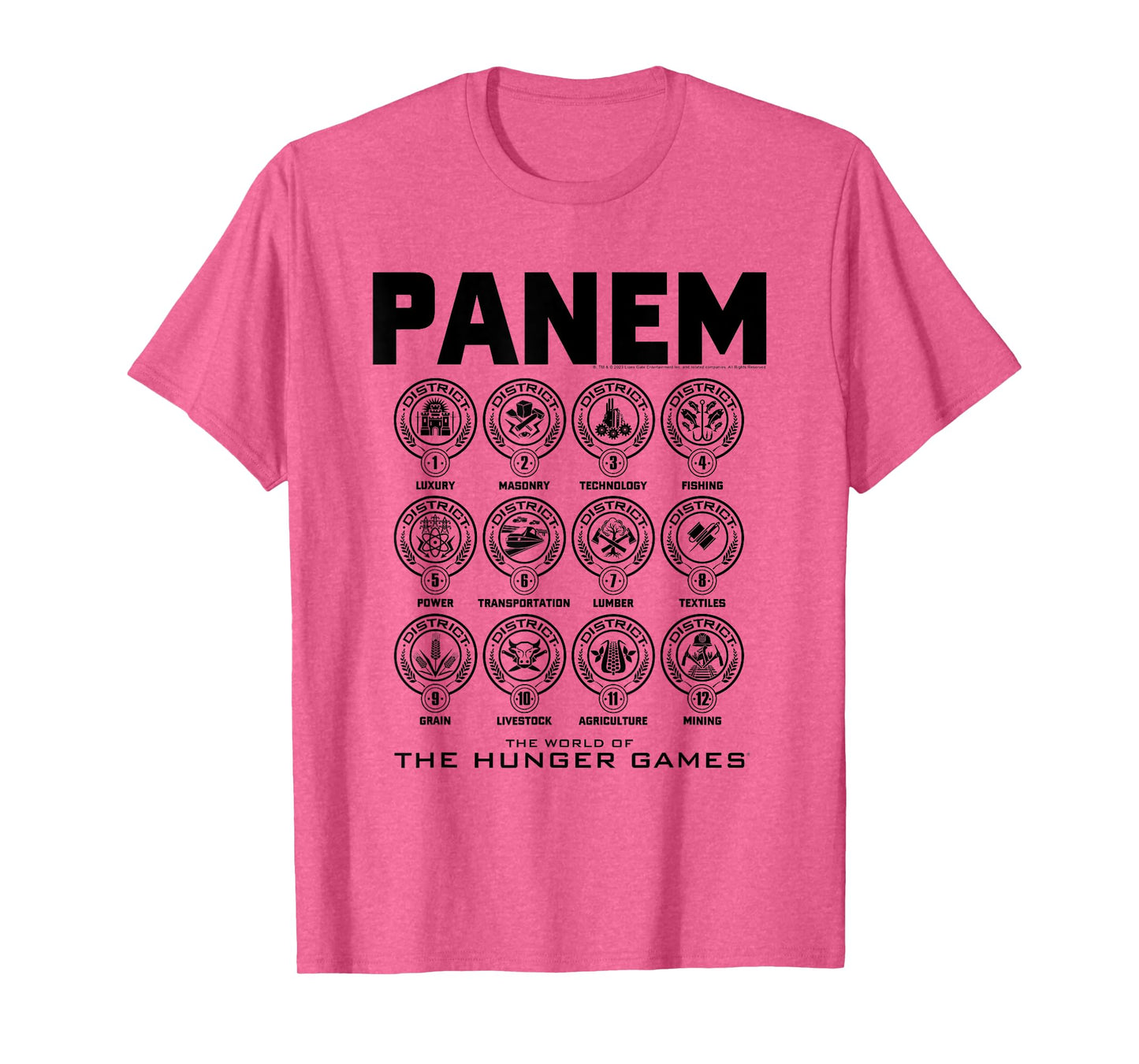 The Hunger Games District Icons T-Shirt