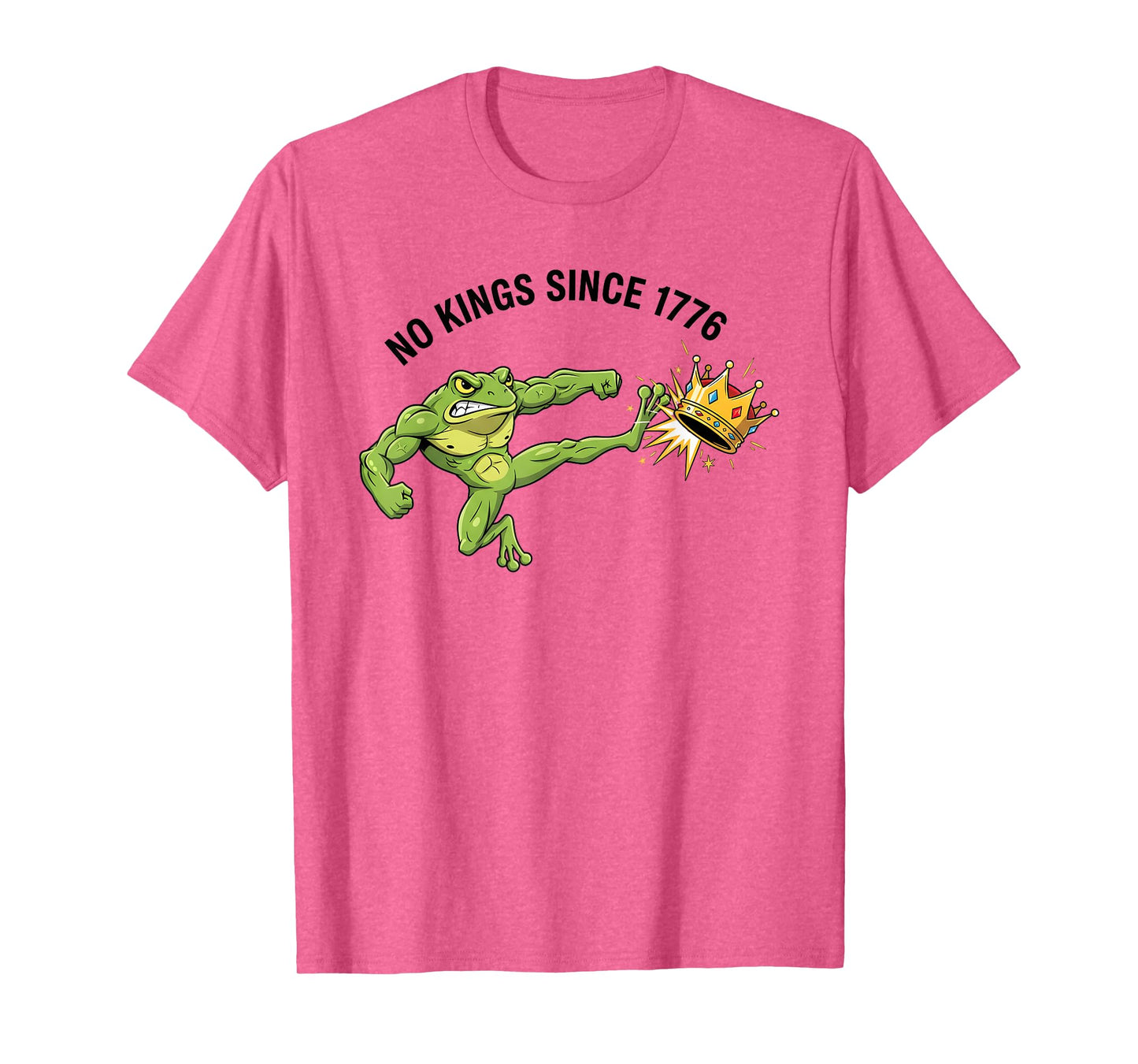 No Kings Since 1776 Frog Protest No Kings in America T-Shirt