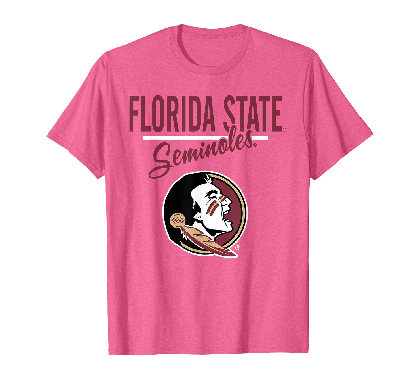 Florida State Seminoles Mascot Gray Officially Licensed T-Shirt