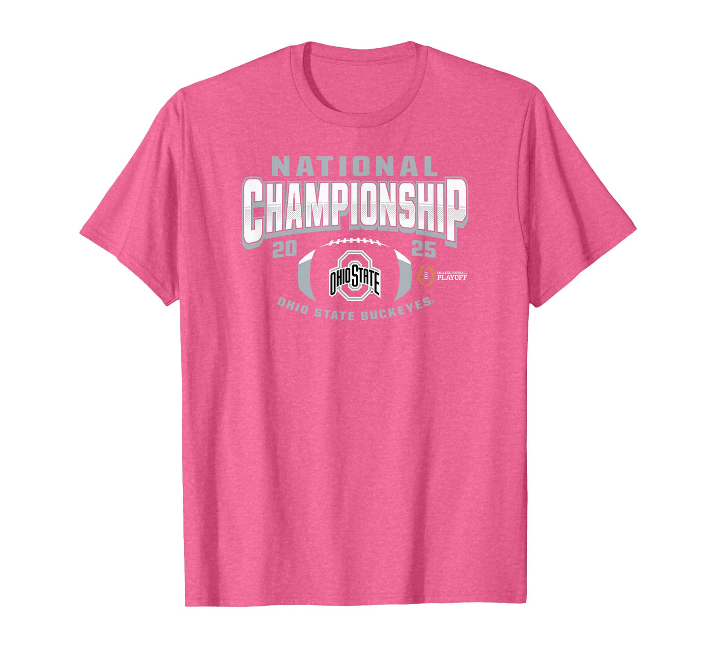 Ohio State Buckeyes National Championship 2025 Football Red T-Shirt
