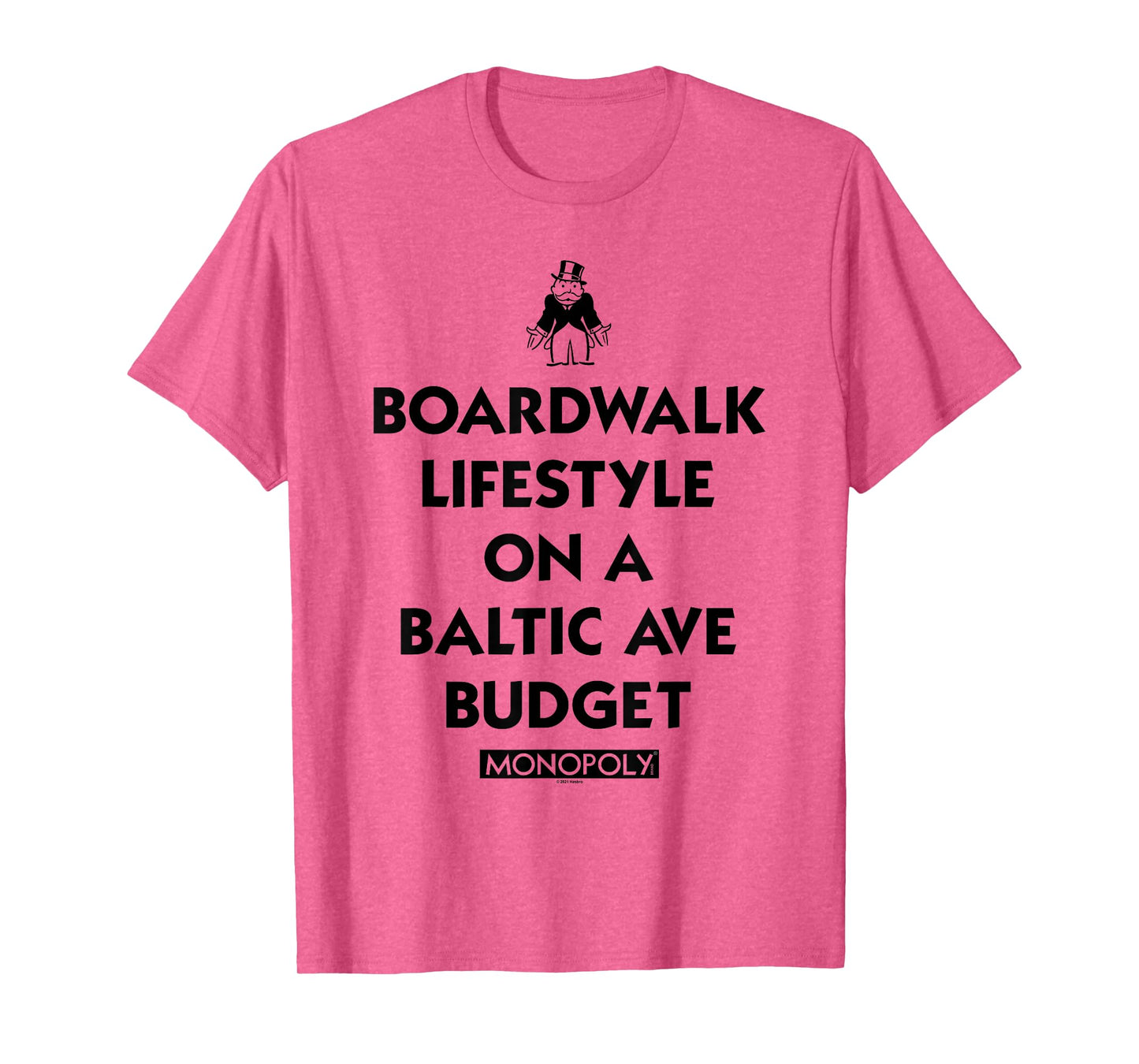 Monopoly Boardwalk Lifestyle, Baltic Ave Budget T-Shirt
