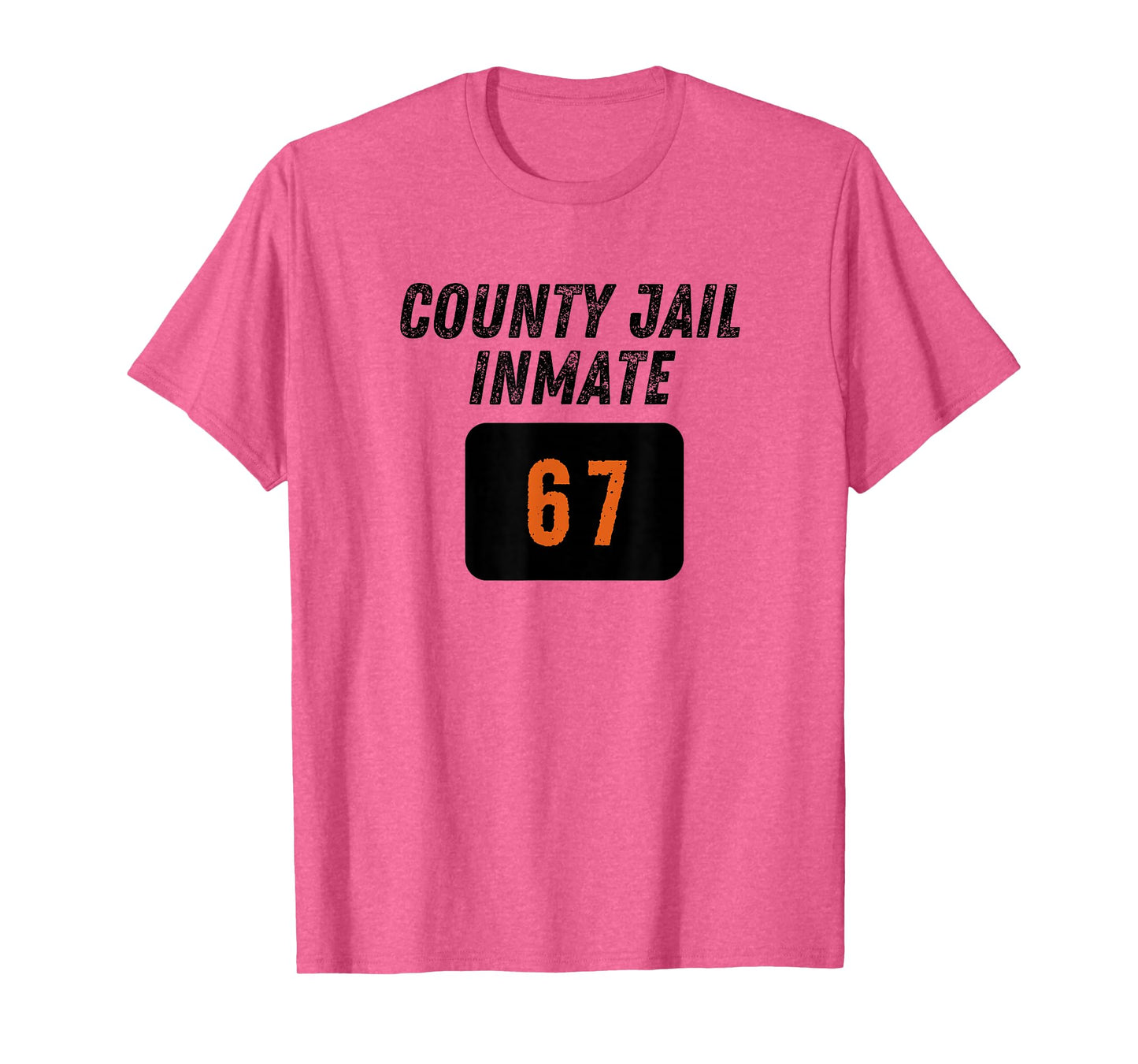 County Jail Prison Inmate 67 Halloween Funny Mens Womens T-Shirt