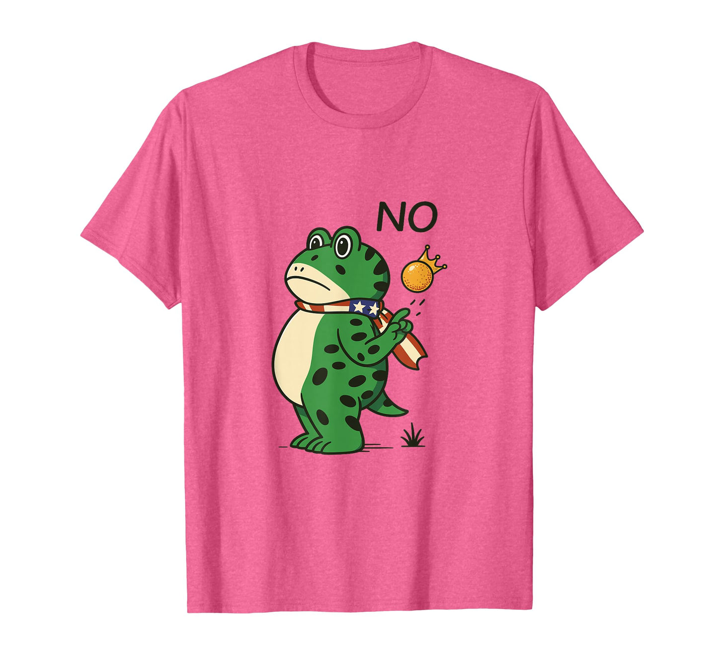 No Kings Frog Portland Frog Protest Vintage T-Shirt