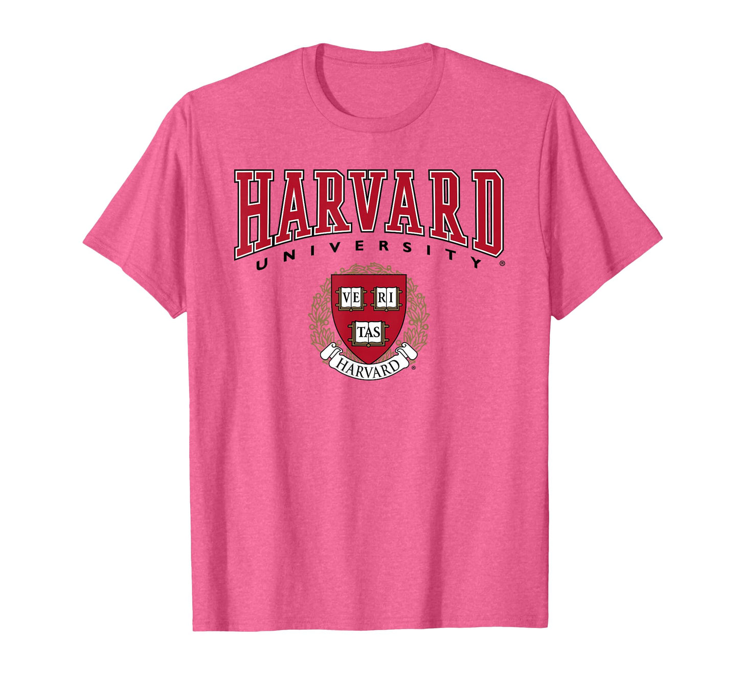 Harvard University Veritas Red Crest T-Shirt