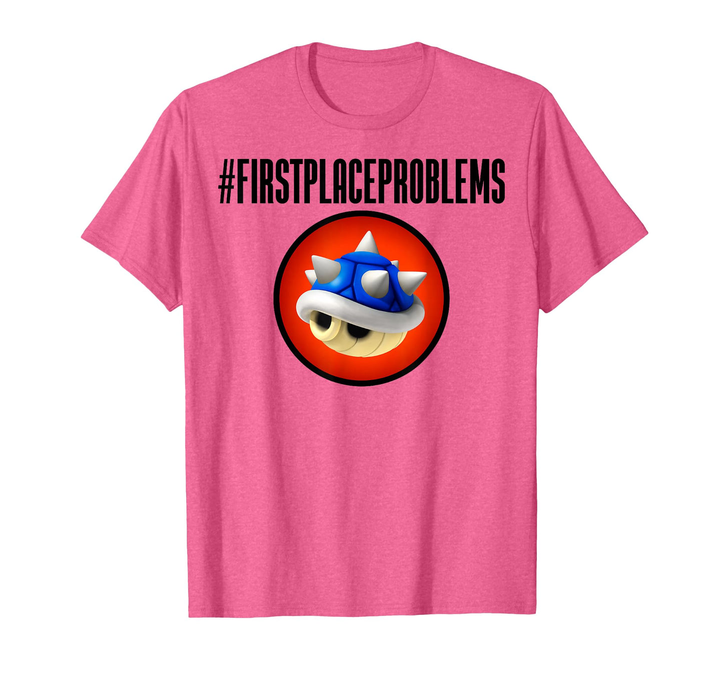 Nintendo Mario Kart First Place Problems Blue Shell Text T-Shirt
