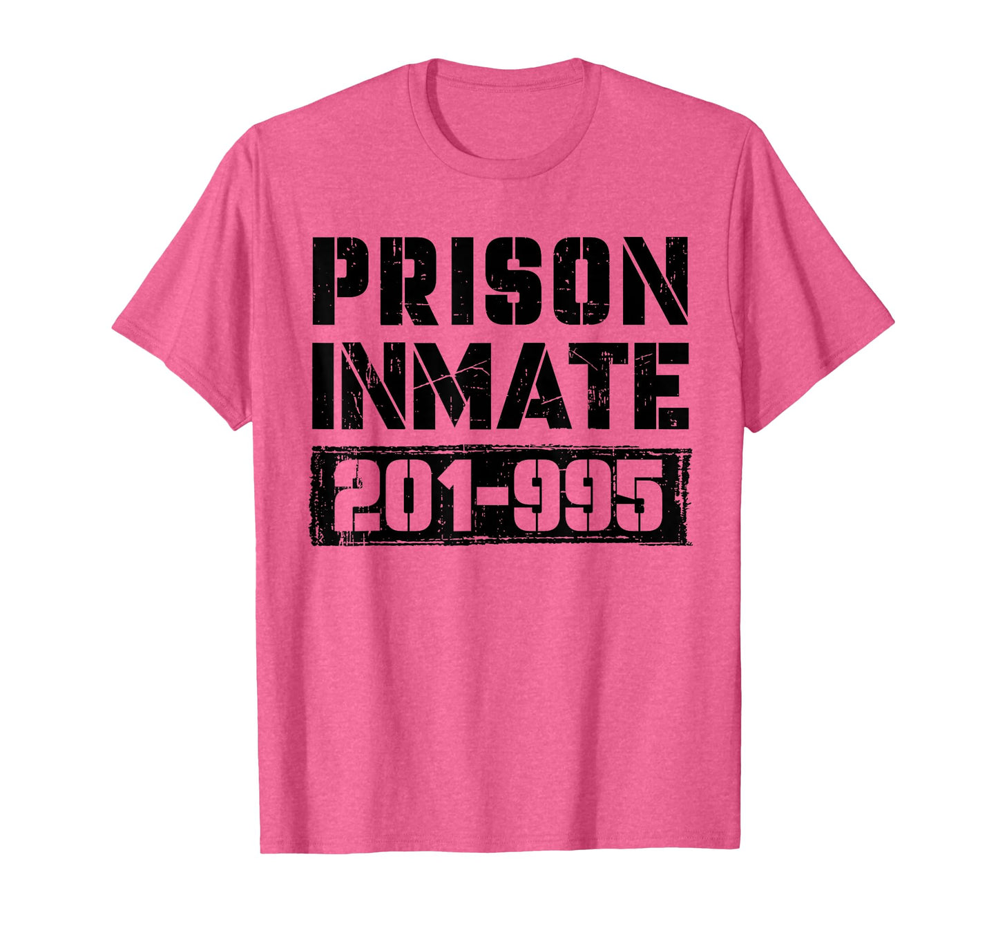 Prison Jail Inmate Funny Prisoner Spooky Halloween Costume T-Shirt