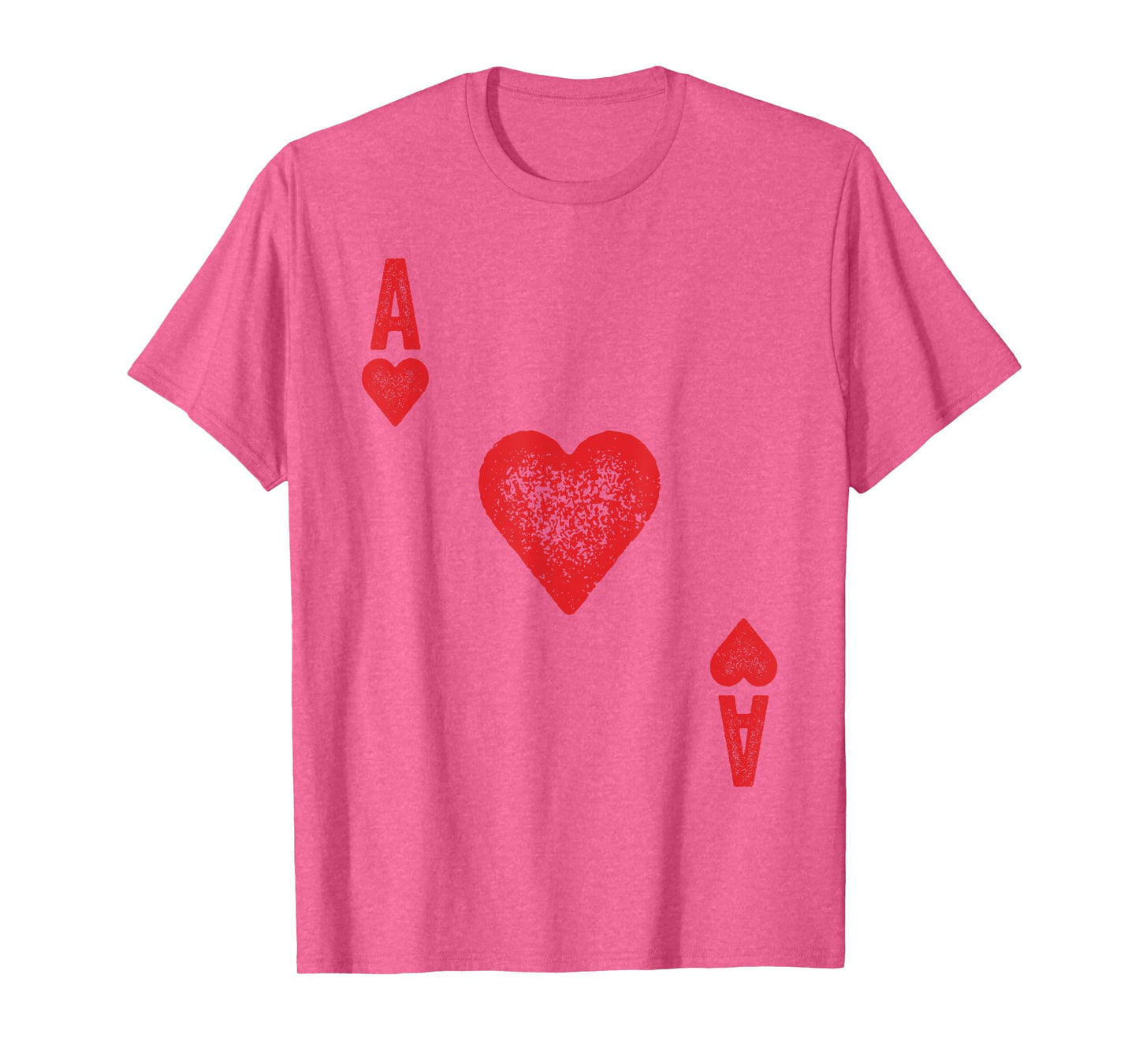 Ace of Hearts Shirt Adult Men Women Kids Card Costume T-Shirt