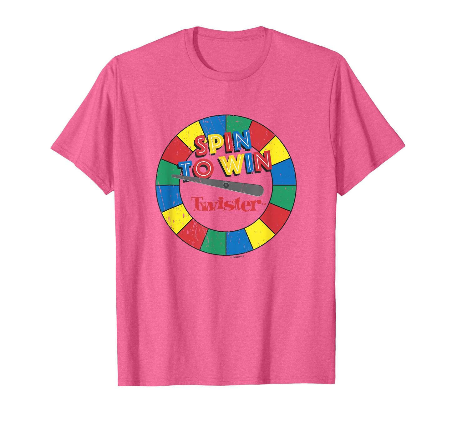 Twister Vintage Retro Distressed Spin To Win Game Logo T-Shirt