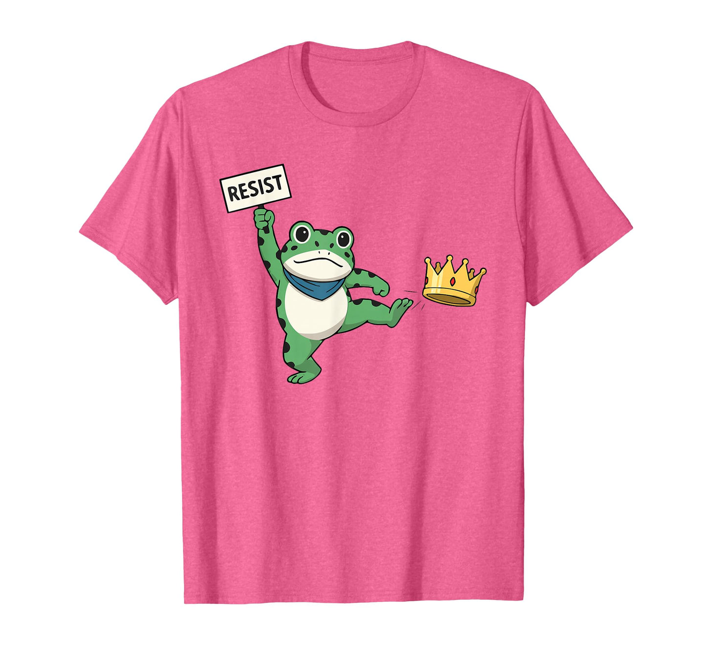 Resist Portland Frog Protest Slogan - No Kings Statement USA T-Shirt