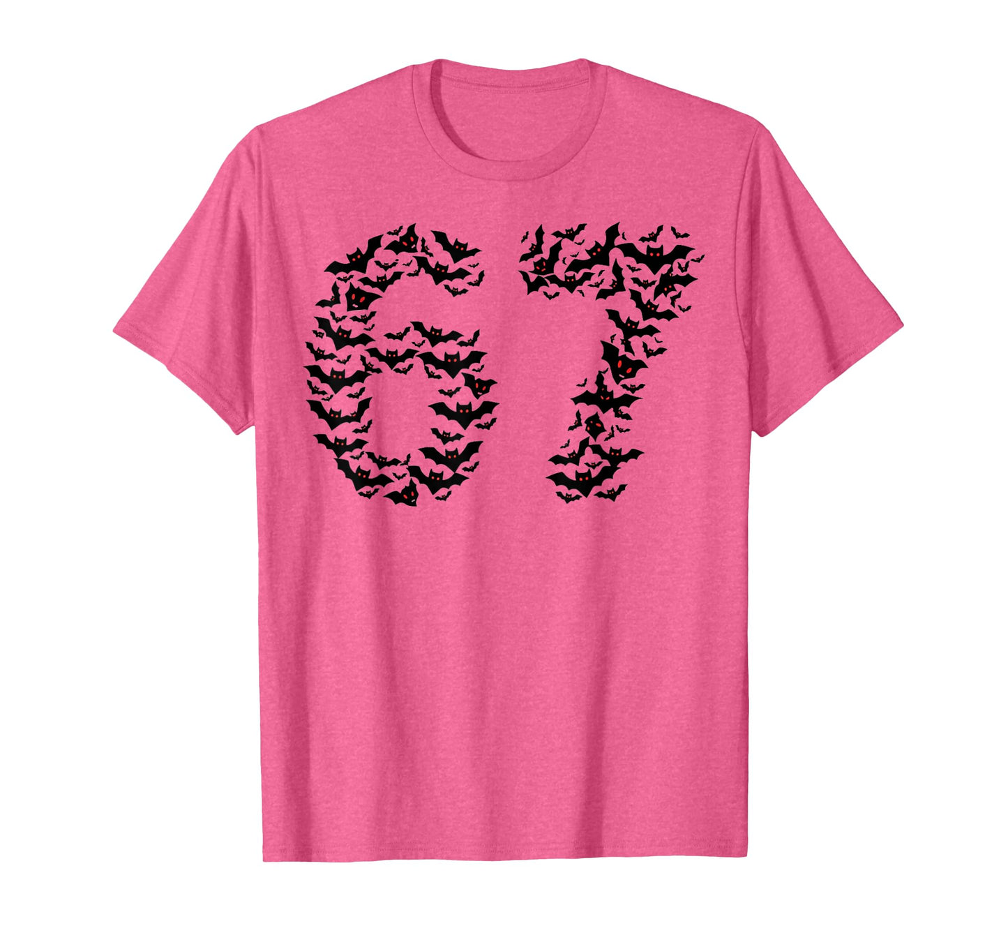 Spooky Halloween Bats Six Seven 67 6-7 Fun Costume T-Shirt