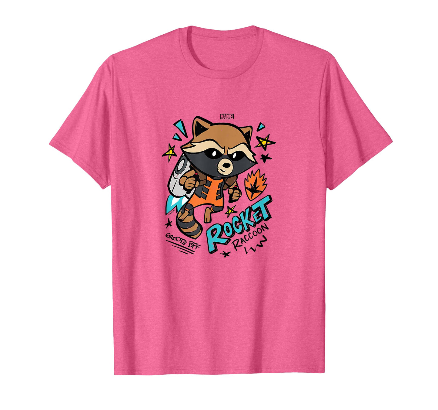 Guardians Of The Galaxy - Scribble Rocket T-Shirt
