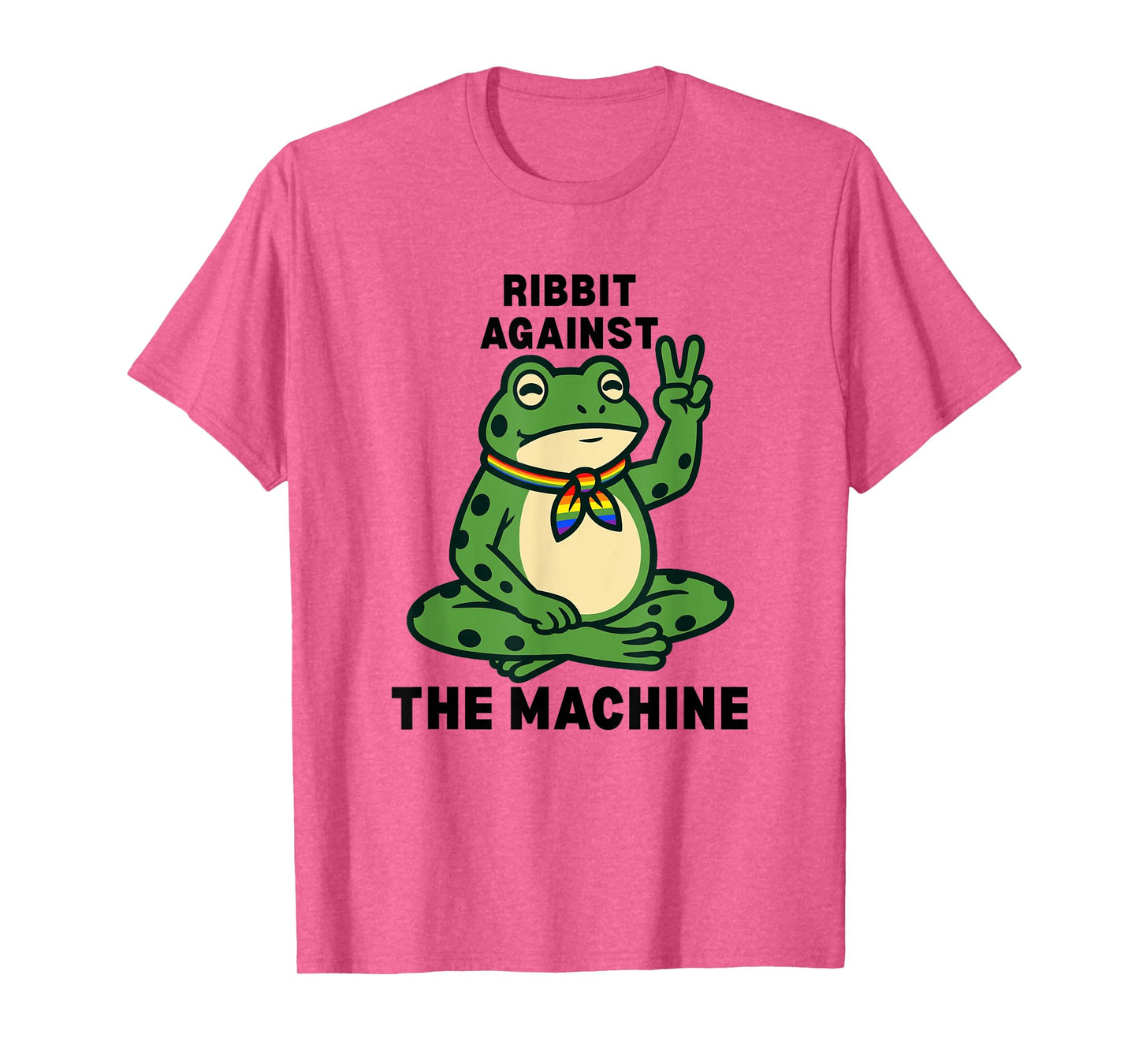 Ribbit Against The Machine Portland Frog Peace Protest Rally T-Shirt