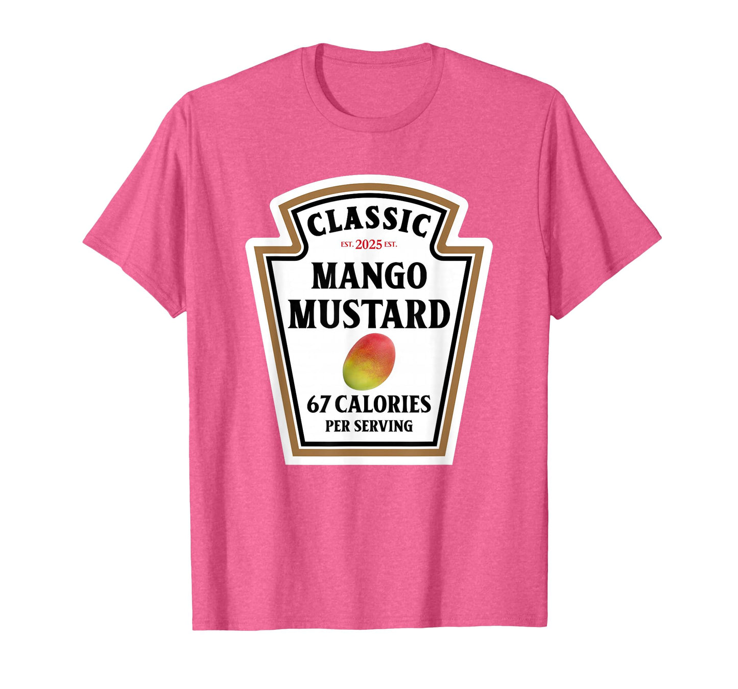 Mango Mustard Label Brainrot Meme T-Shirt