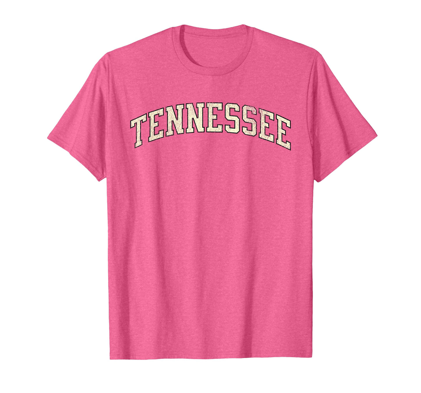 Vintage Tennessee Varsity Orange Distressed print T-Shirt